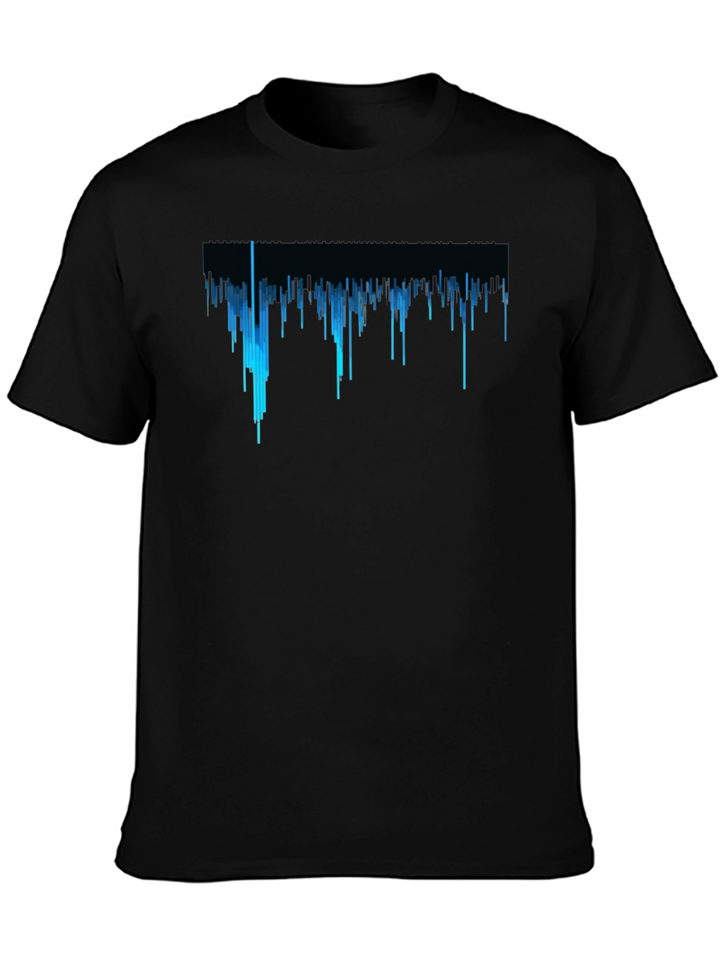 Cityscape Black Tee - Graphic Design