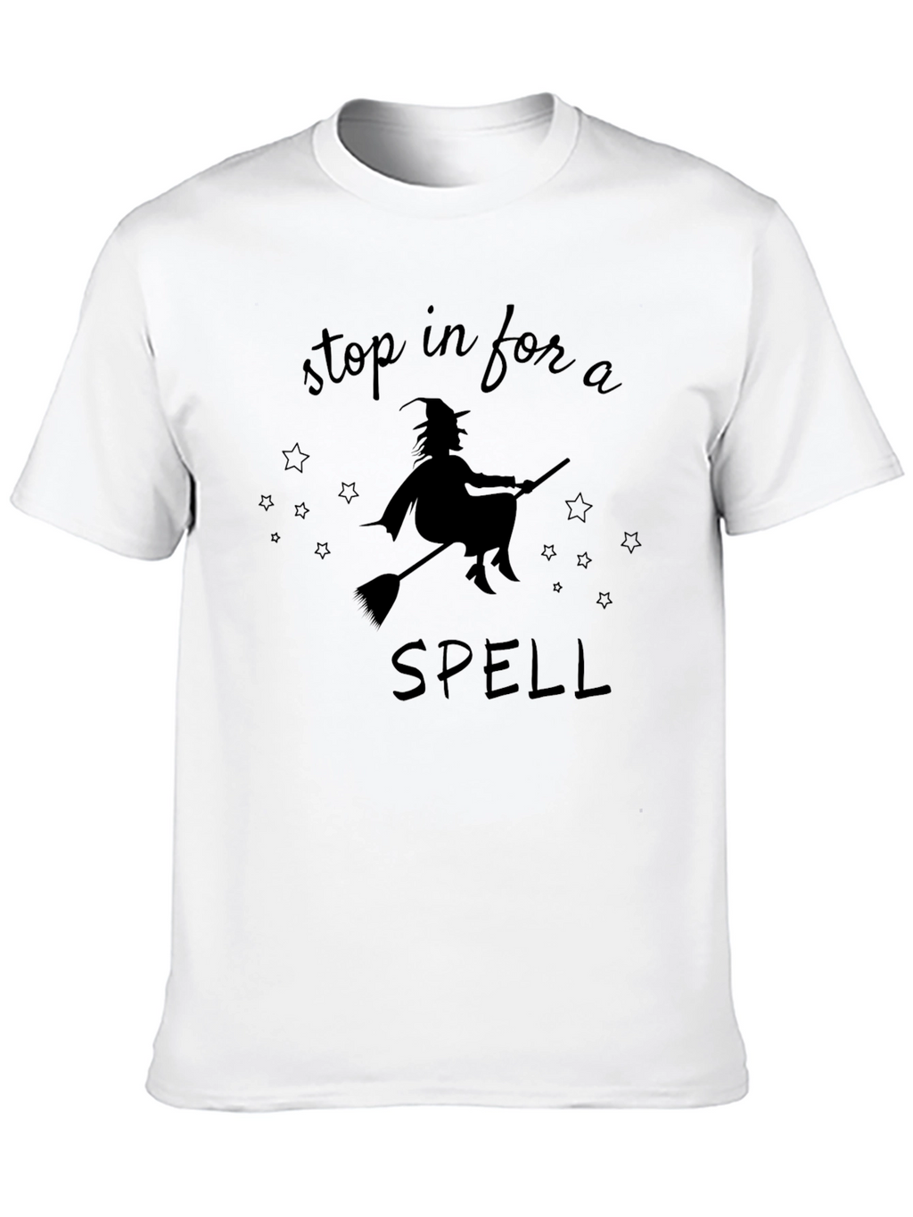 Stop in for a Spell Black T-Shirt