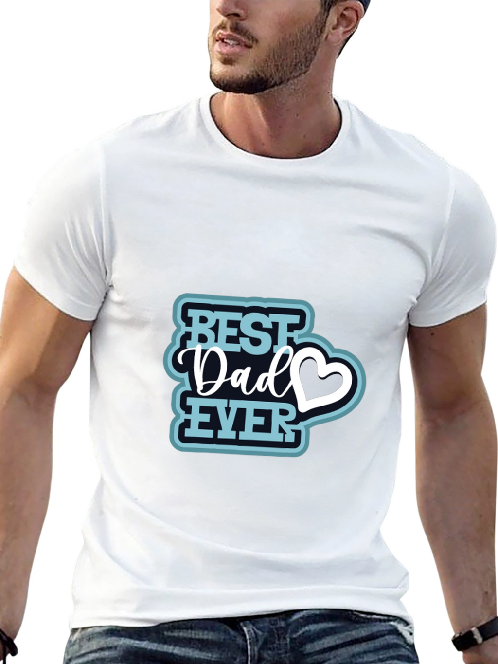 Best Dad Ever T-Shirt - Perfect Fathers Day Gift