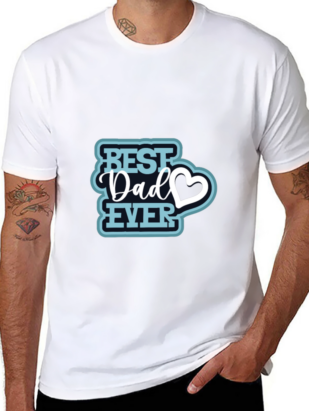 Best Dad Ever T-Shirt - Perfect Fathers Day Gift