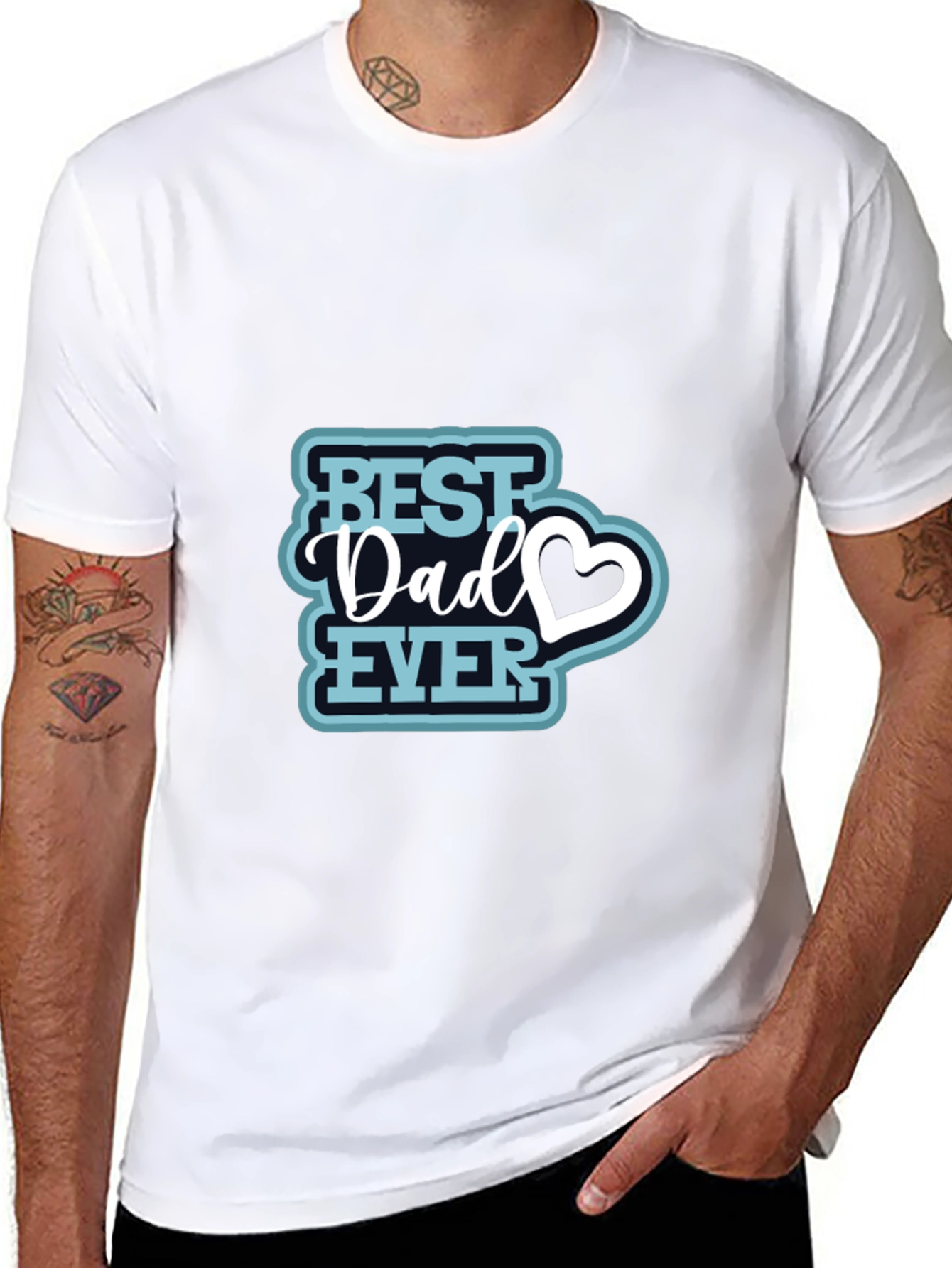 Best Dad Ever T-Shirt - Perfect Fathers Day Gift