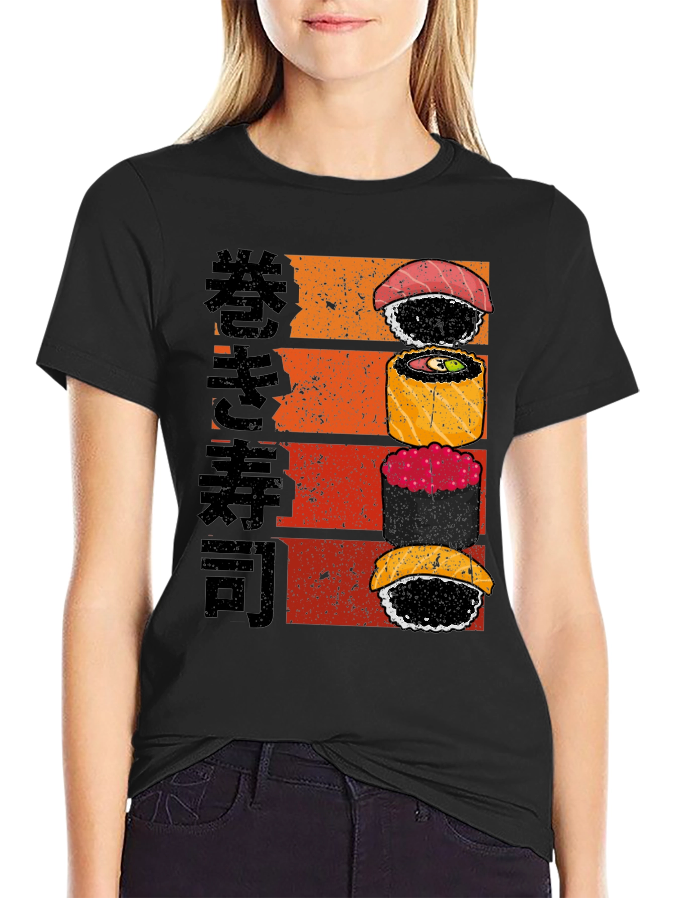 Sushi Graphic T-Shirt - Japanese Food Tee