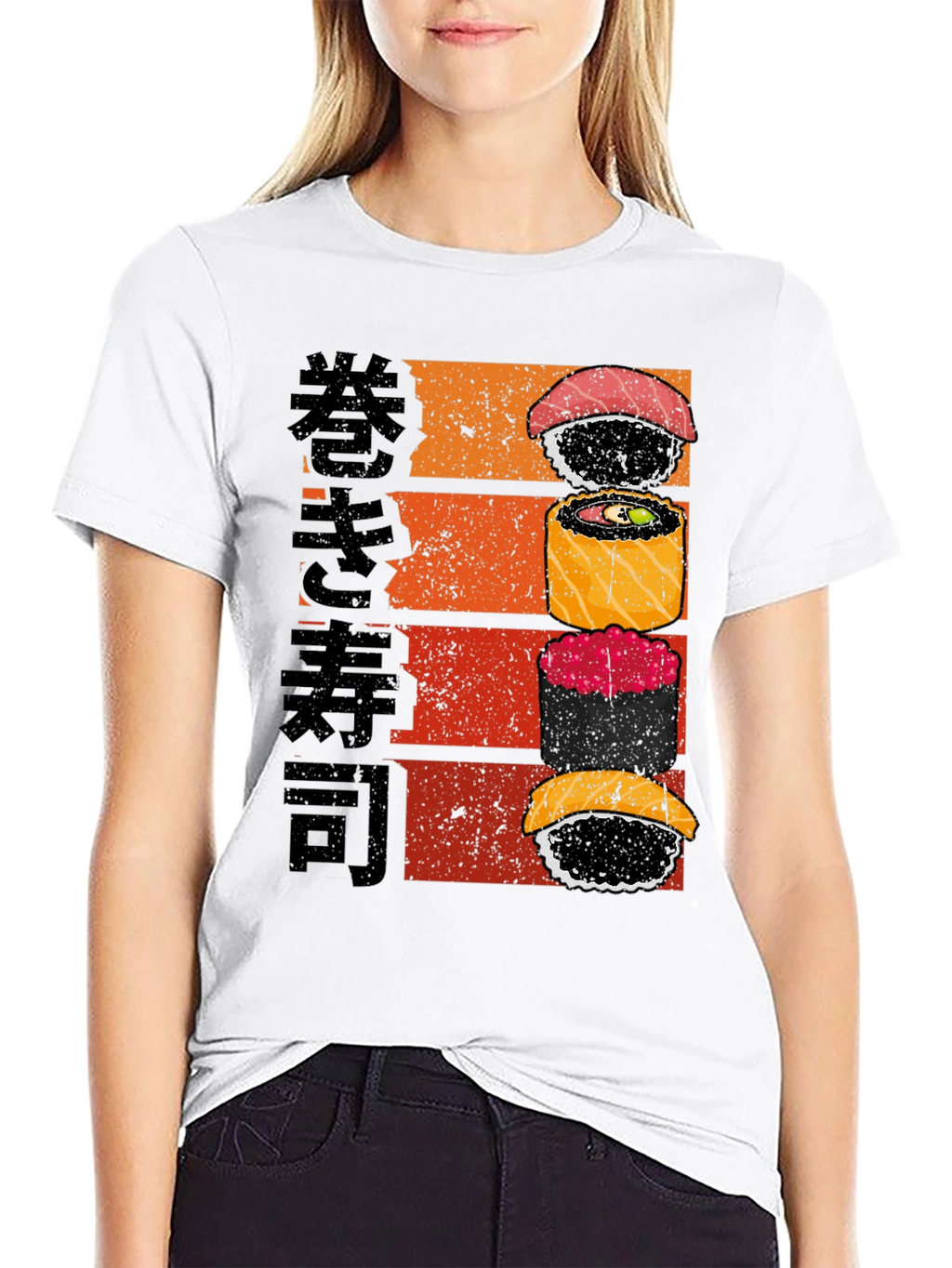Sushi Graphic T-Shirt - Japanese Food Tee
