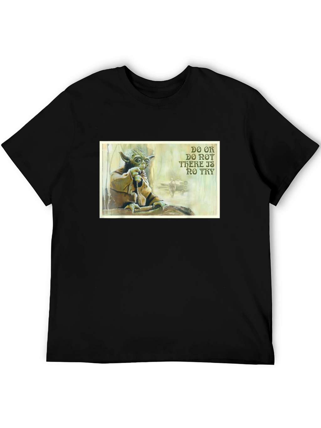 Yoda Do or Do Not T-Shirt - Black