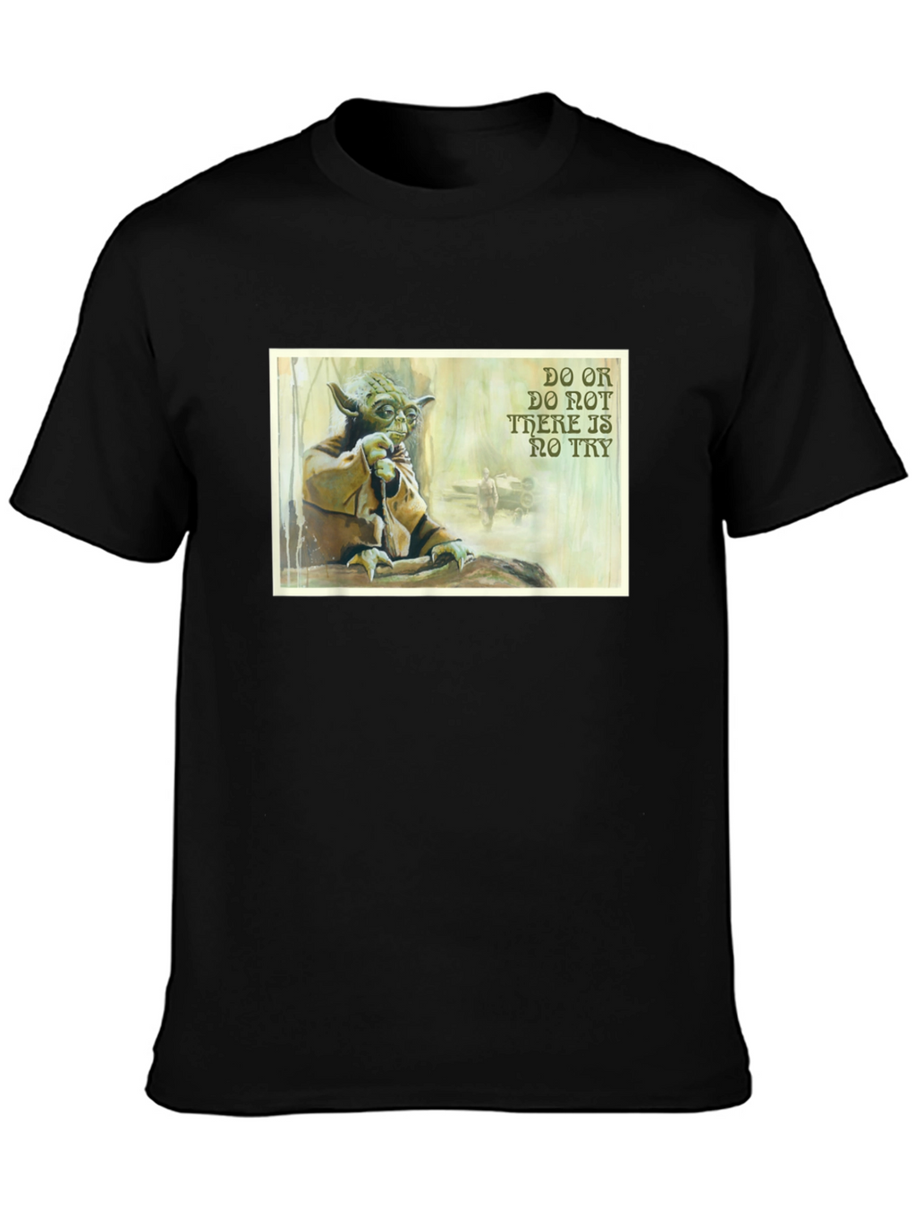 Yoda Do or Do Not T-Shirt - Black