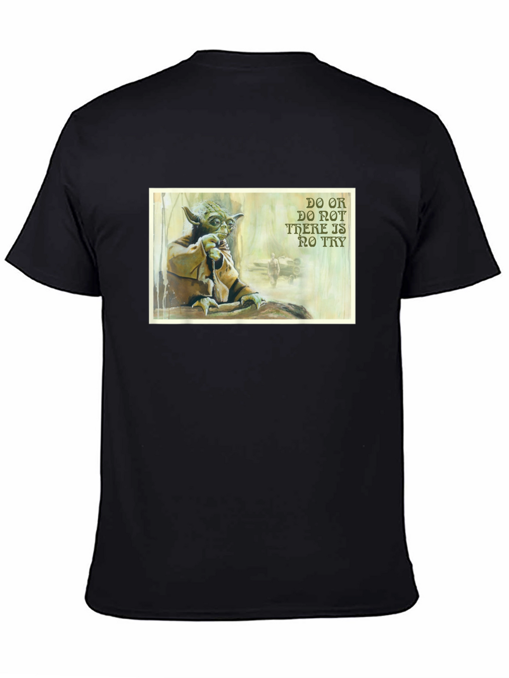 Yoda Do or Do Not T-Shirt - Black