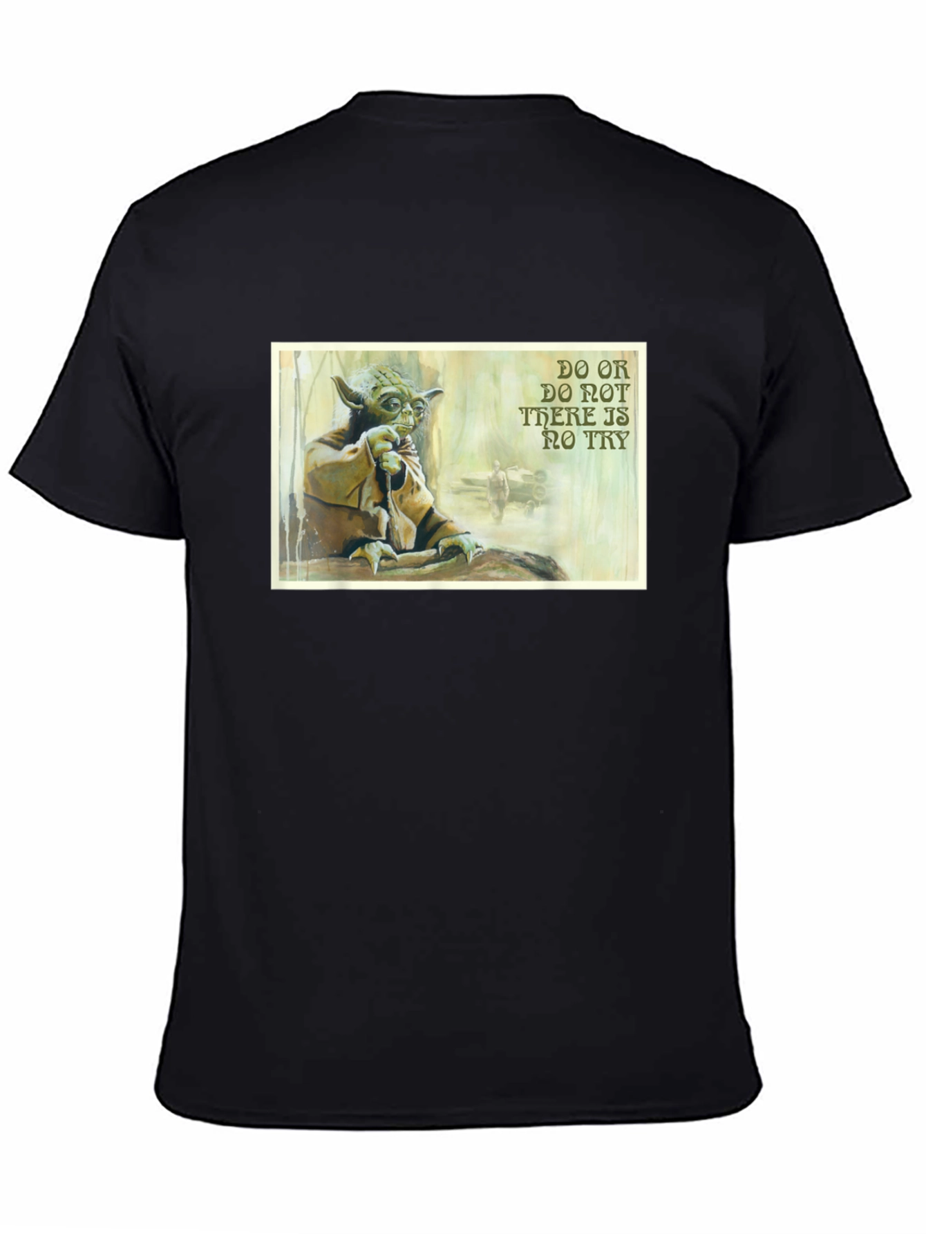 Yoda Do or Do Not T-Shirt - Black