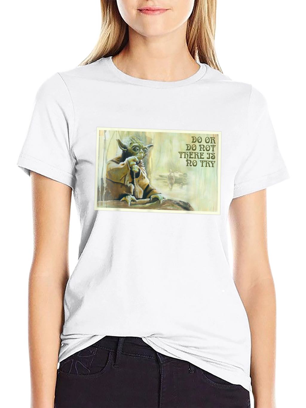 Yoda Do or Do Not T-Shirt - Black