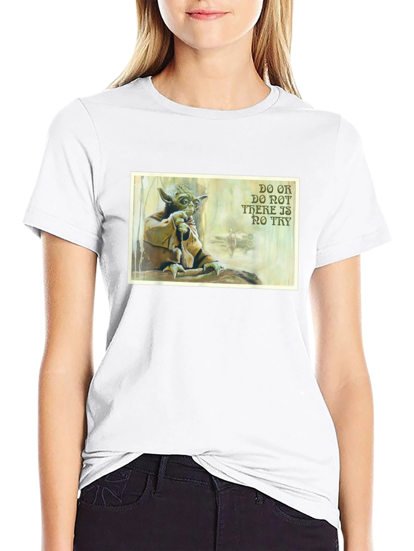 Yoda Do or Do Not T-Shirt - Black
