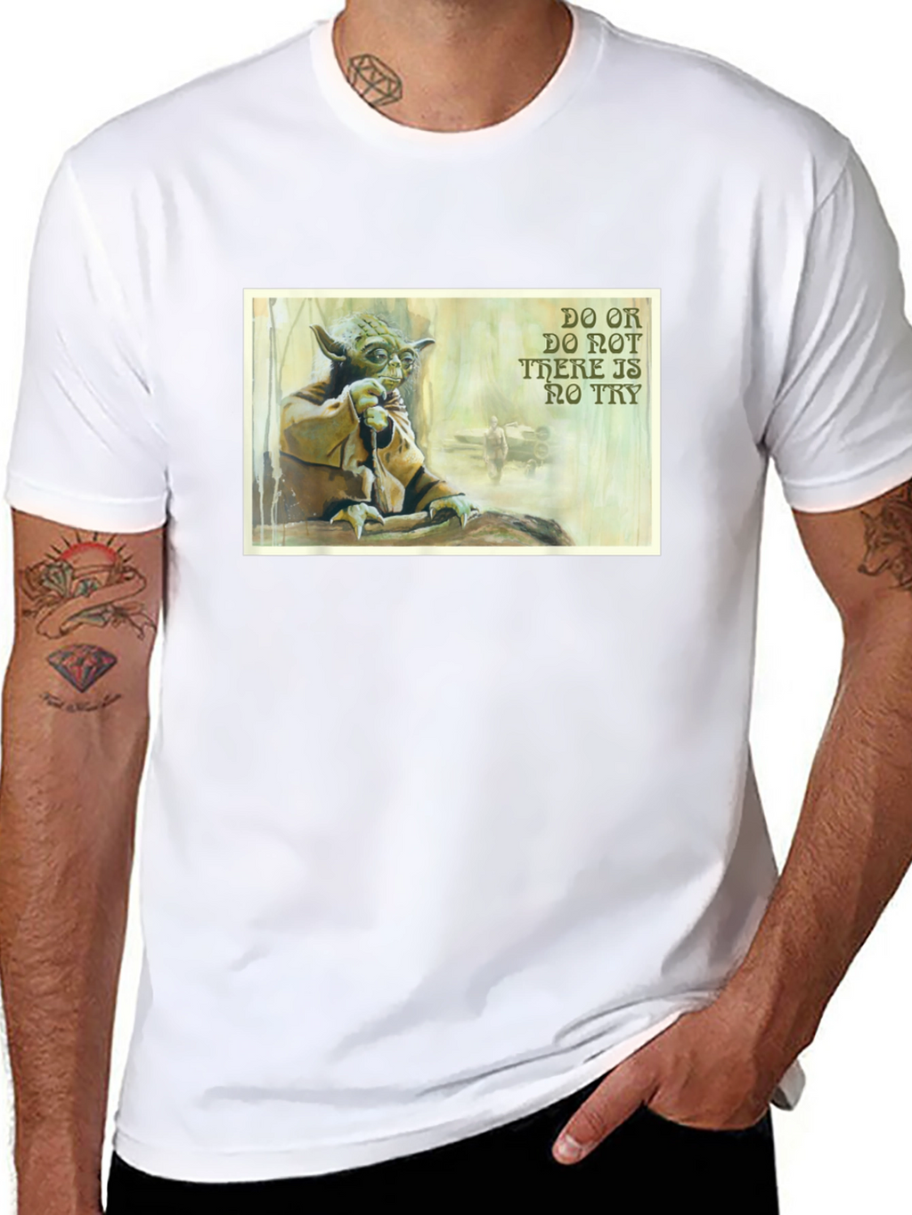 Yoda Do or Do Not T-Shirt - Black