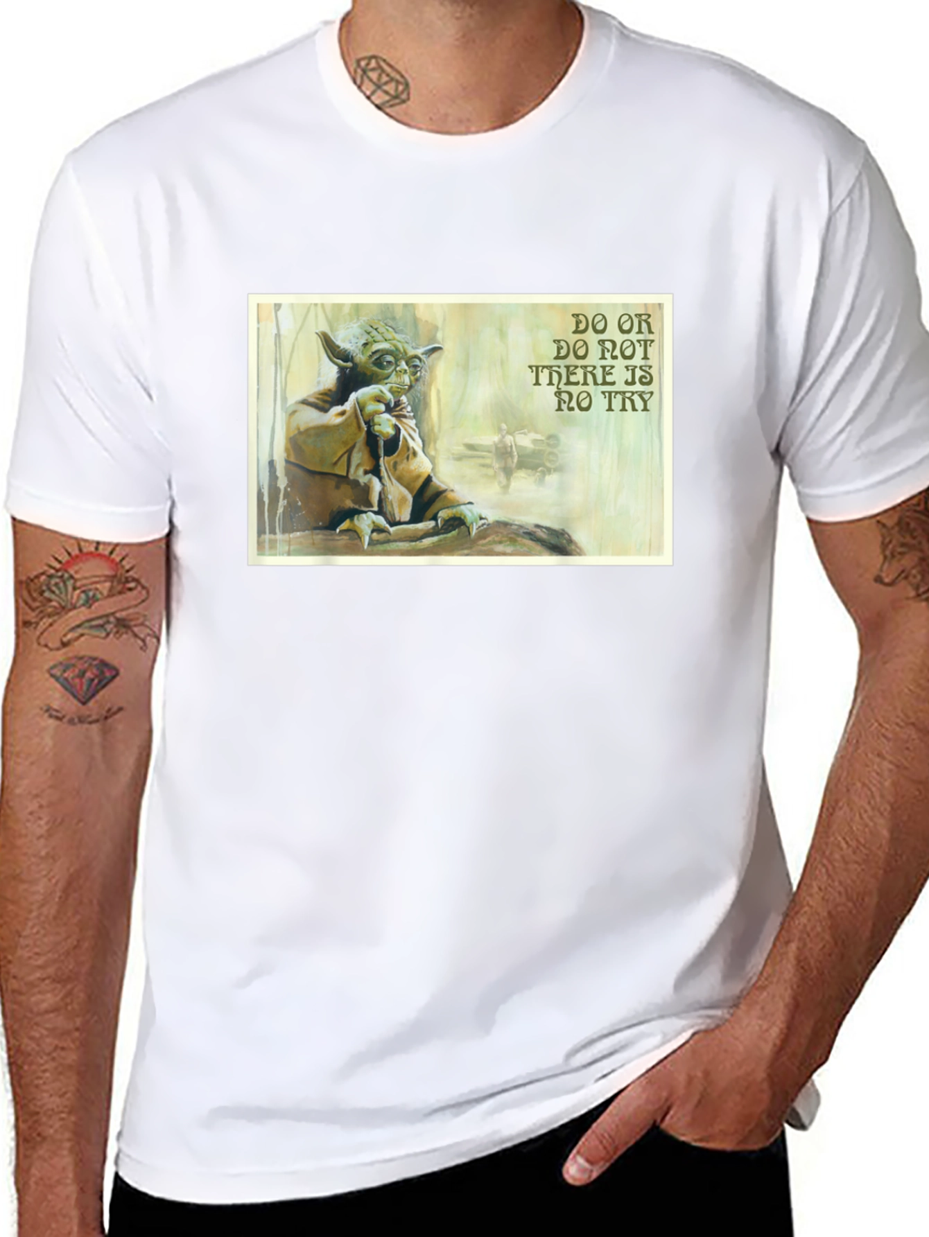 Yoda Do or Do Not T-Shirt - Black