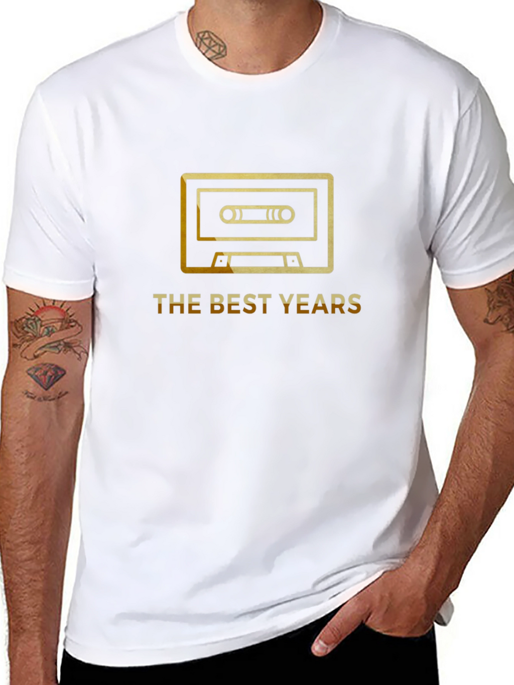 Retro Cassette The Best Years Graphic T-Shirt
