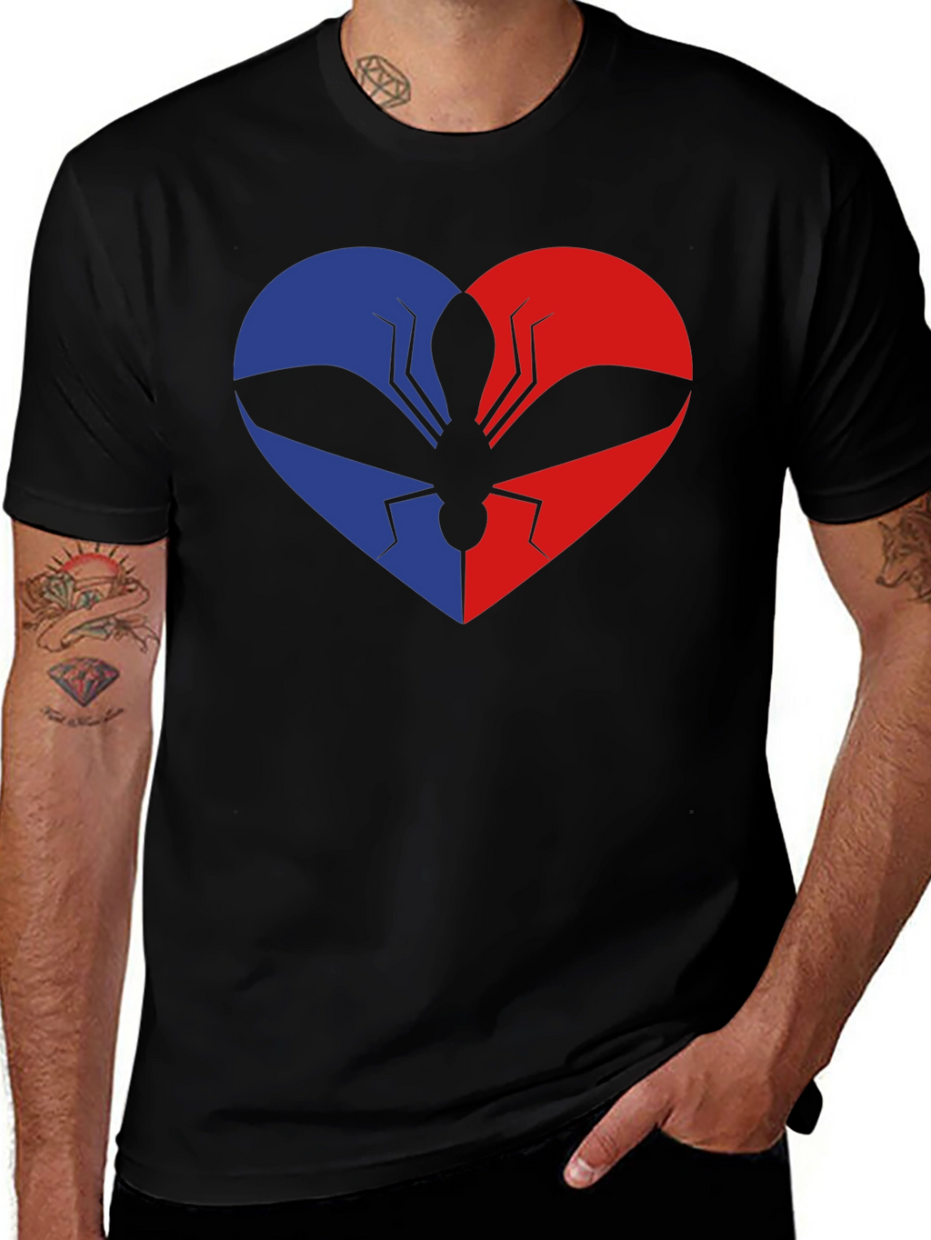 Spider-Man Heart Graphic T-Shirt