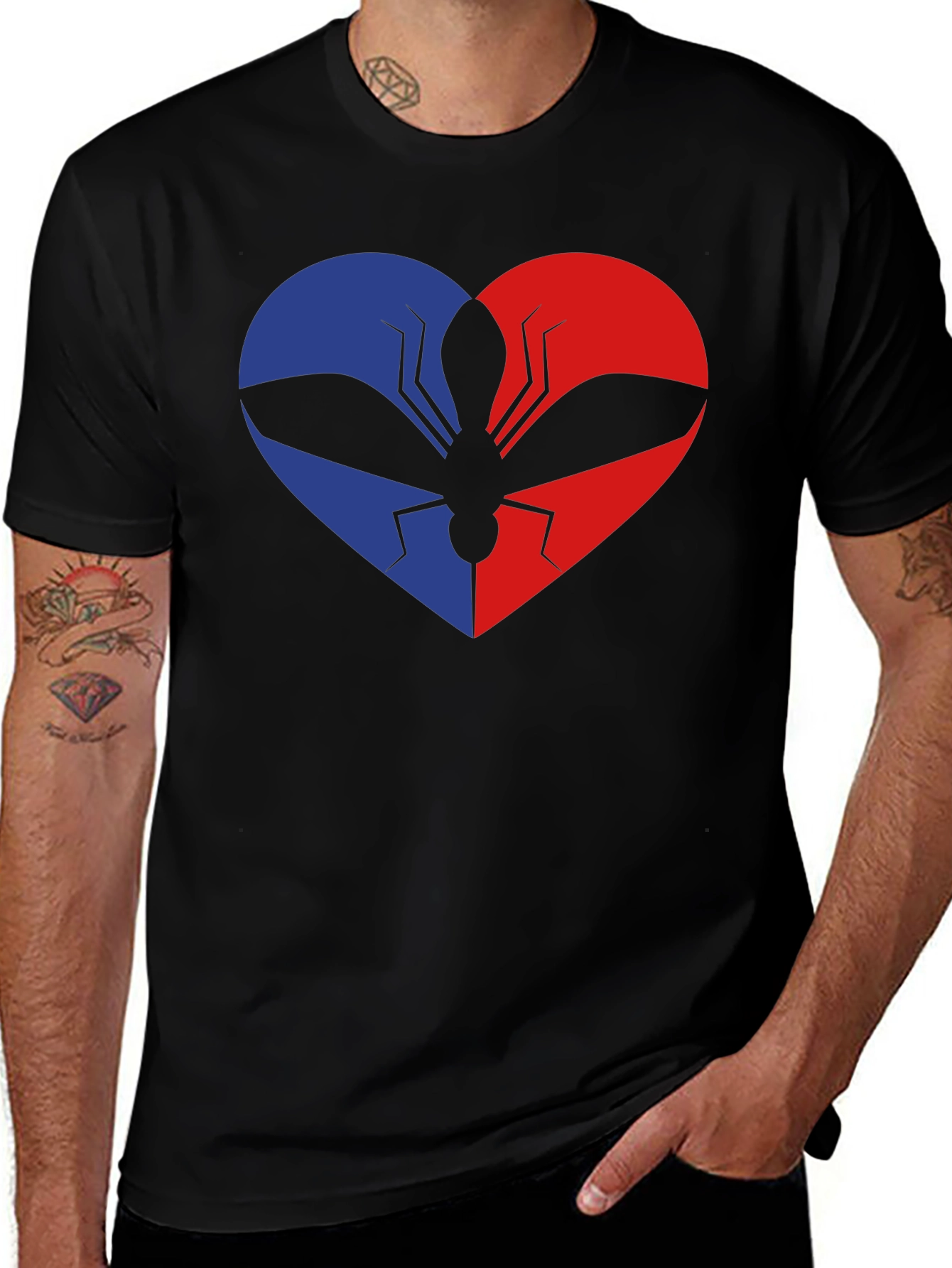 Spider-Man Heart Graphic T-Shirt