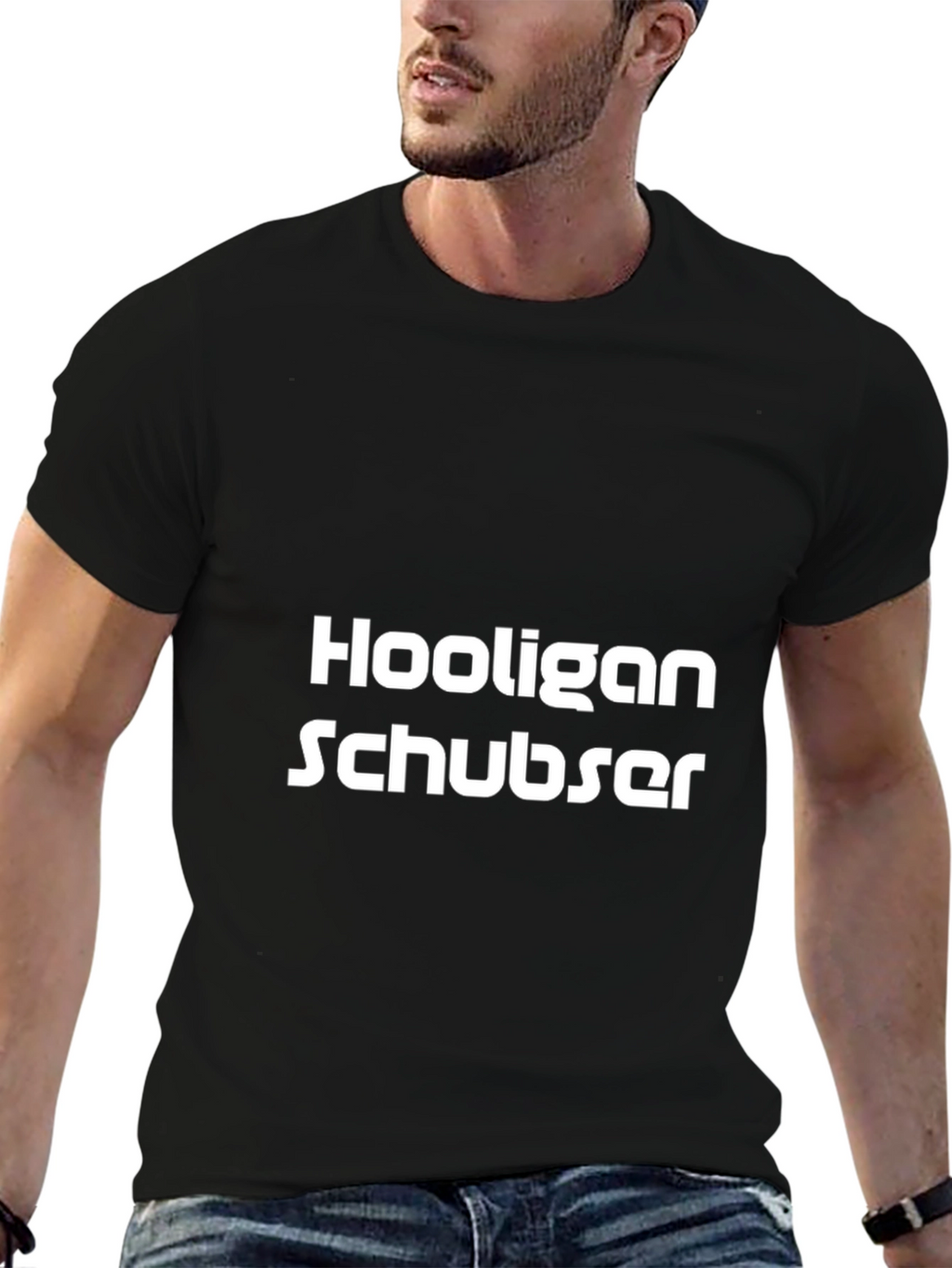Hooligan Schubbser Black T-Shirt