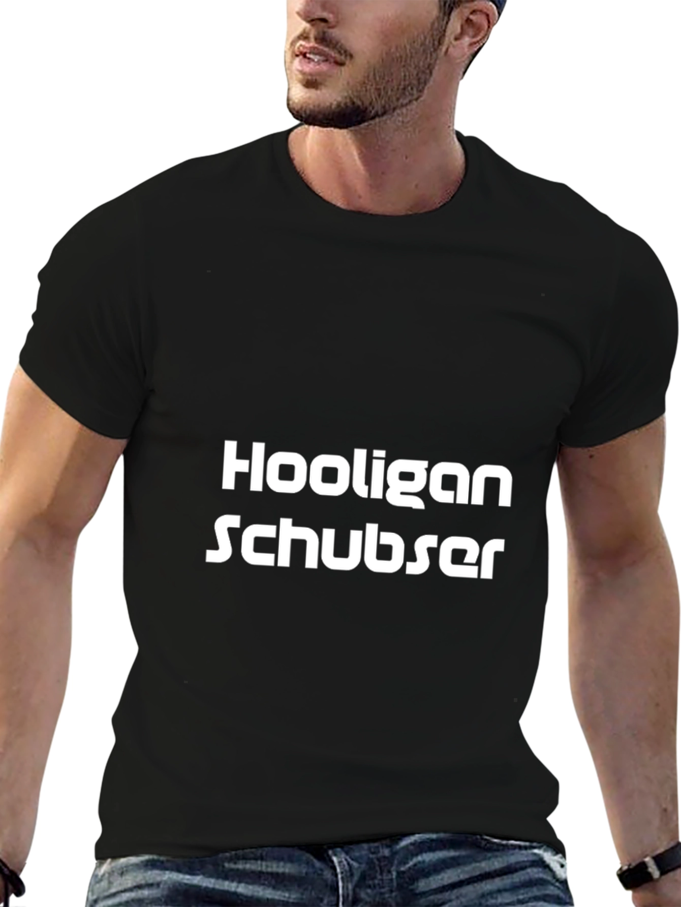 Hooligan Schubbser Black T-Shirt