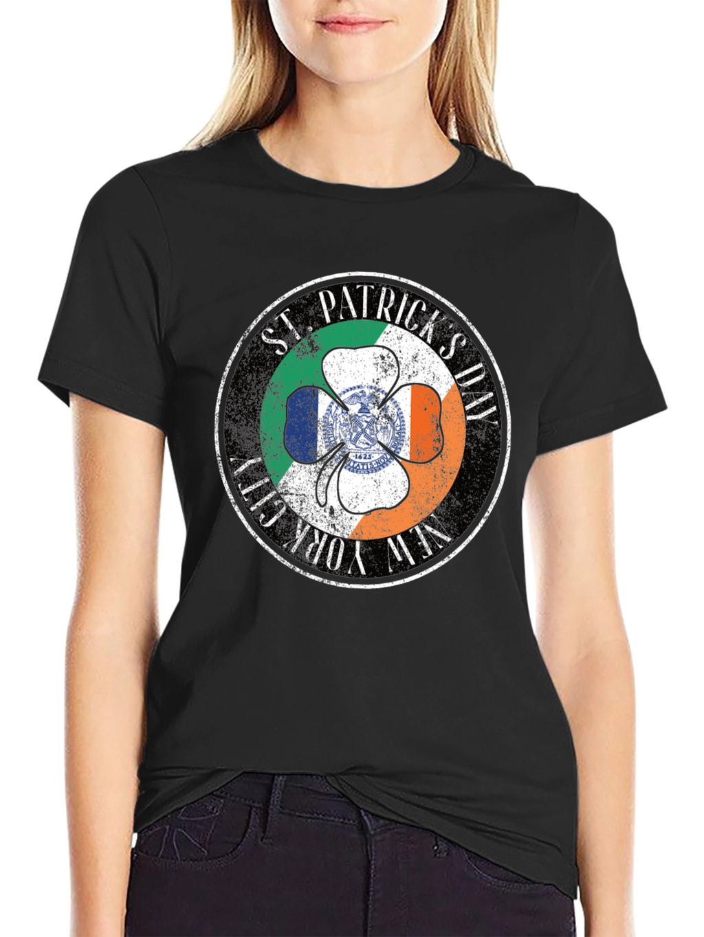 St. Patricks Day New York City Shamrock T-Shirt