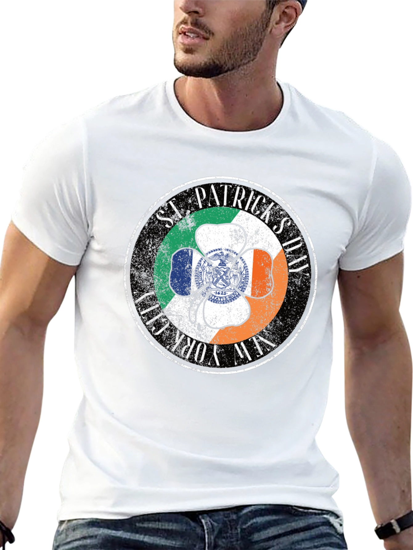 St. Patricks Day New York City Shamrock T-Shirt