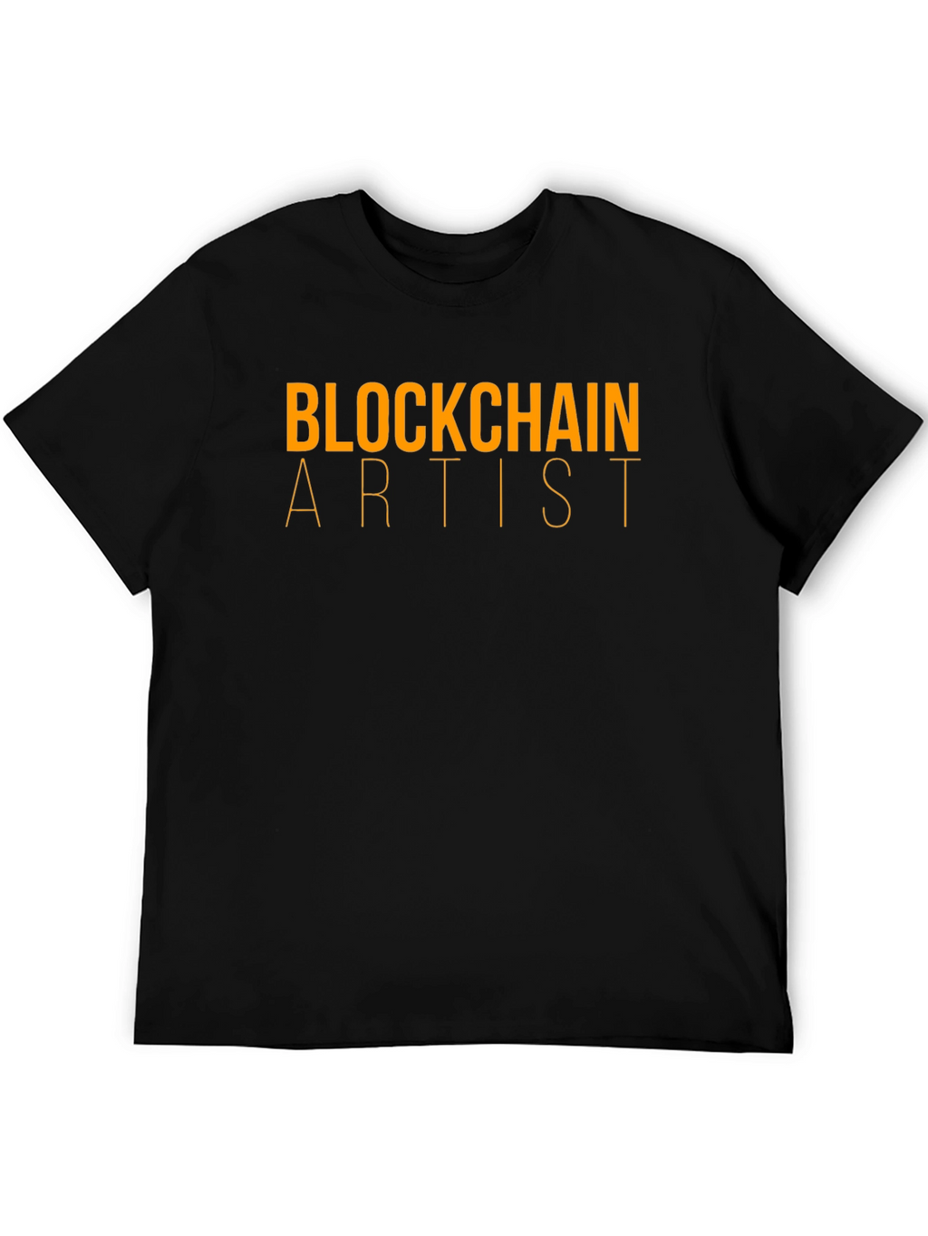 Blockchain Artist Graphic T-Shirt - Black