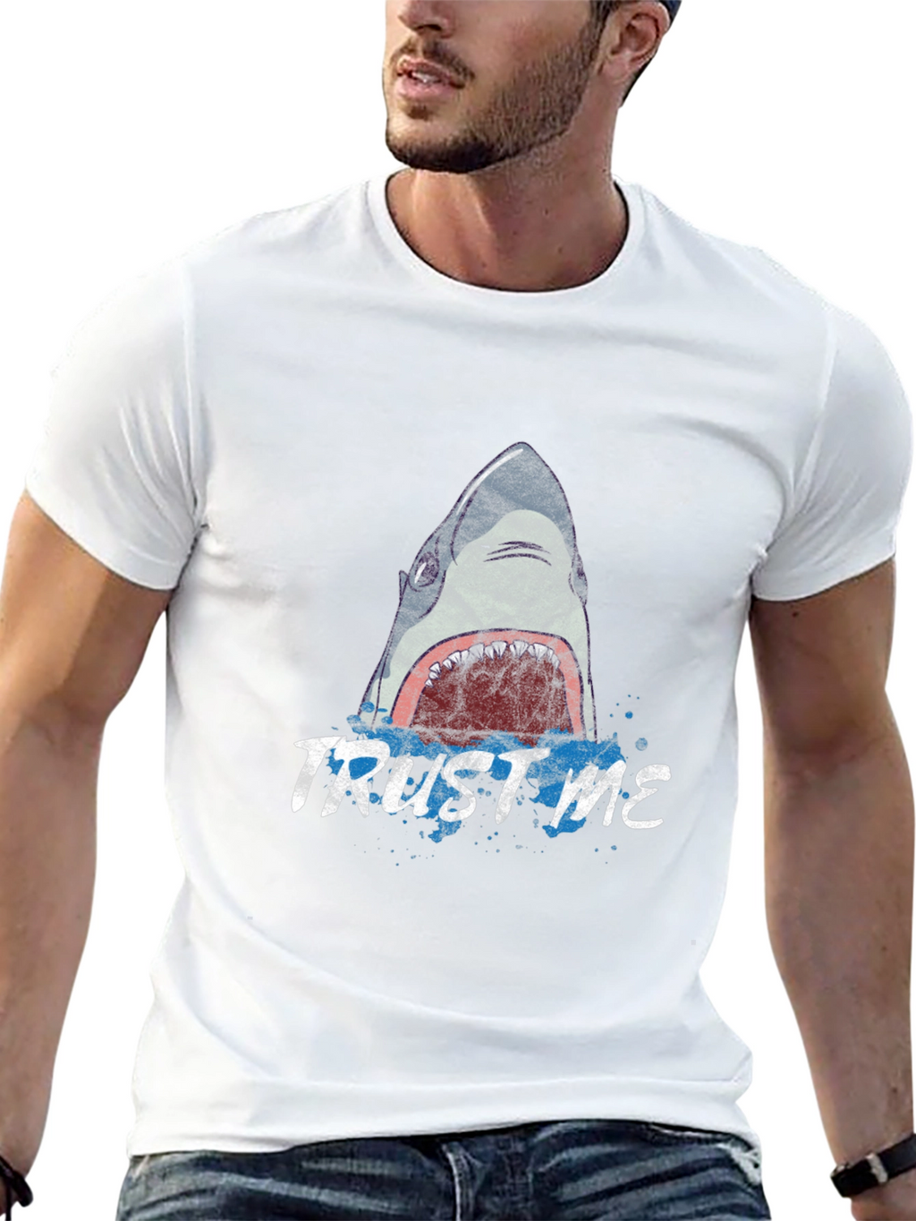 Trust Me Shark Graphic Tee
