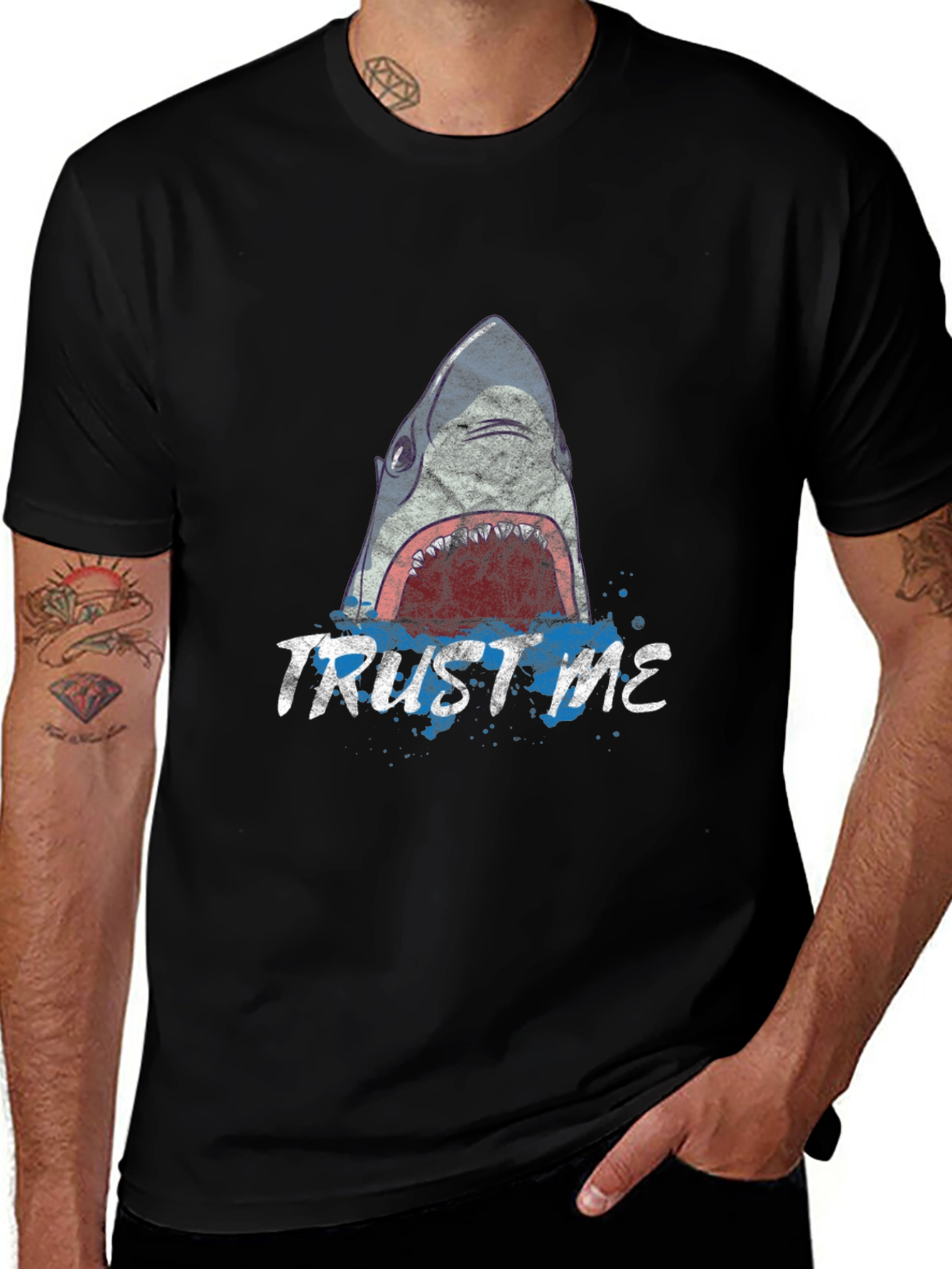 Trust Me Shark Graphic Tee