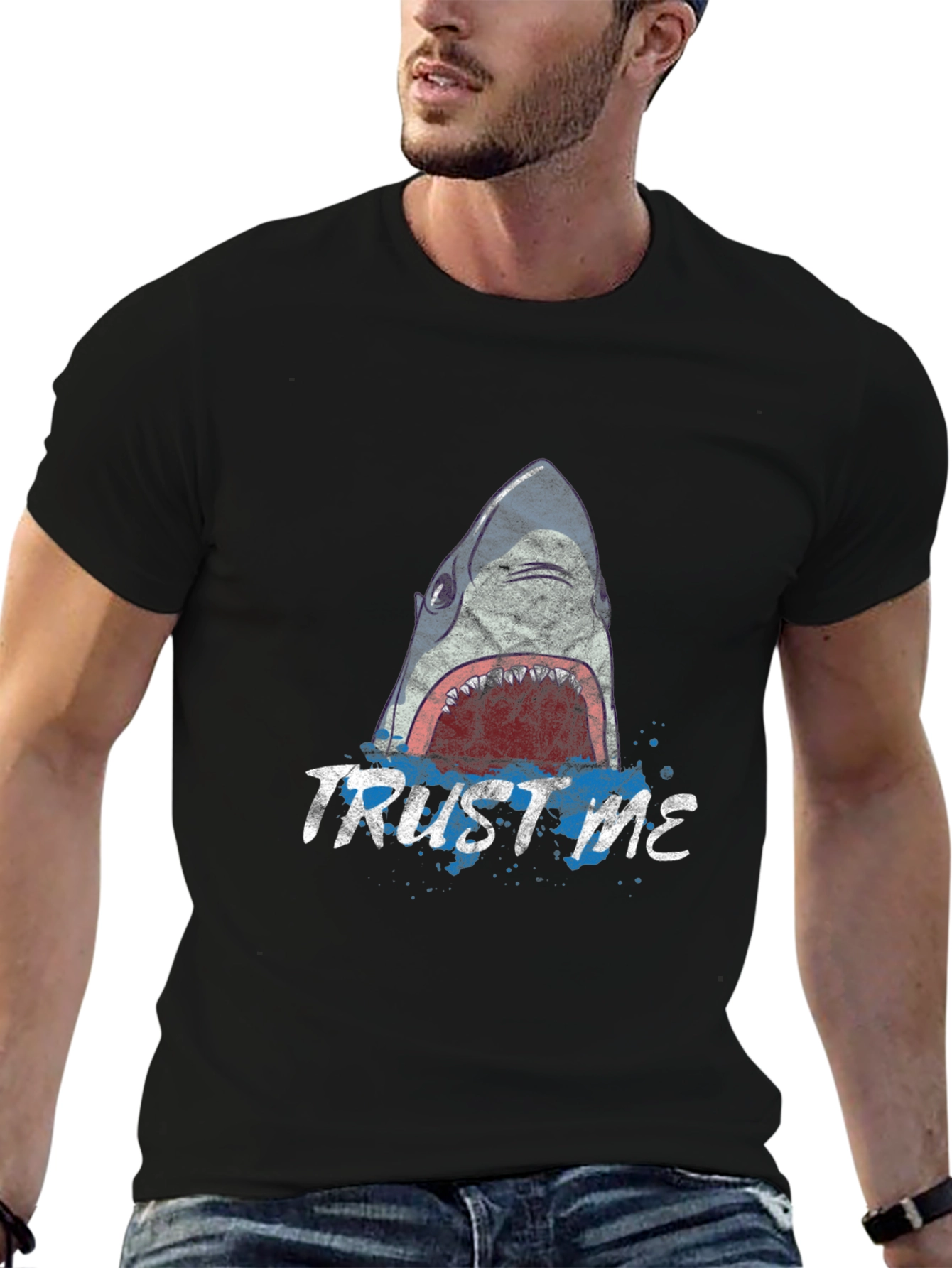 Trust Me Shark Graphic Tee