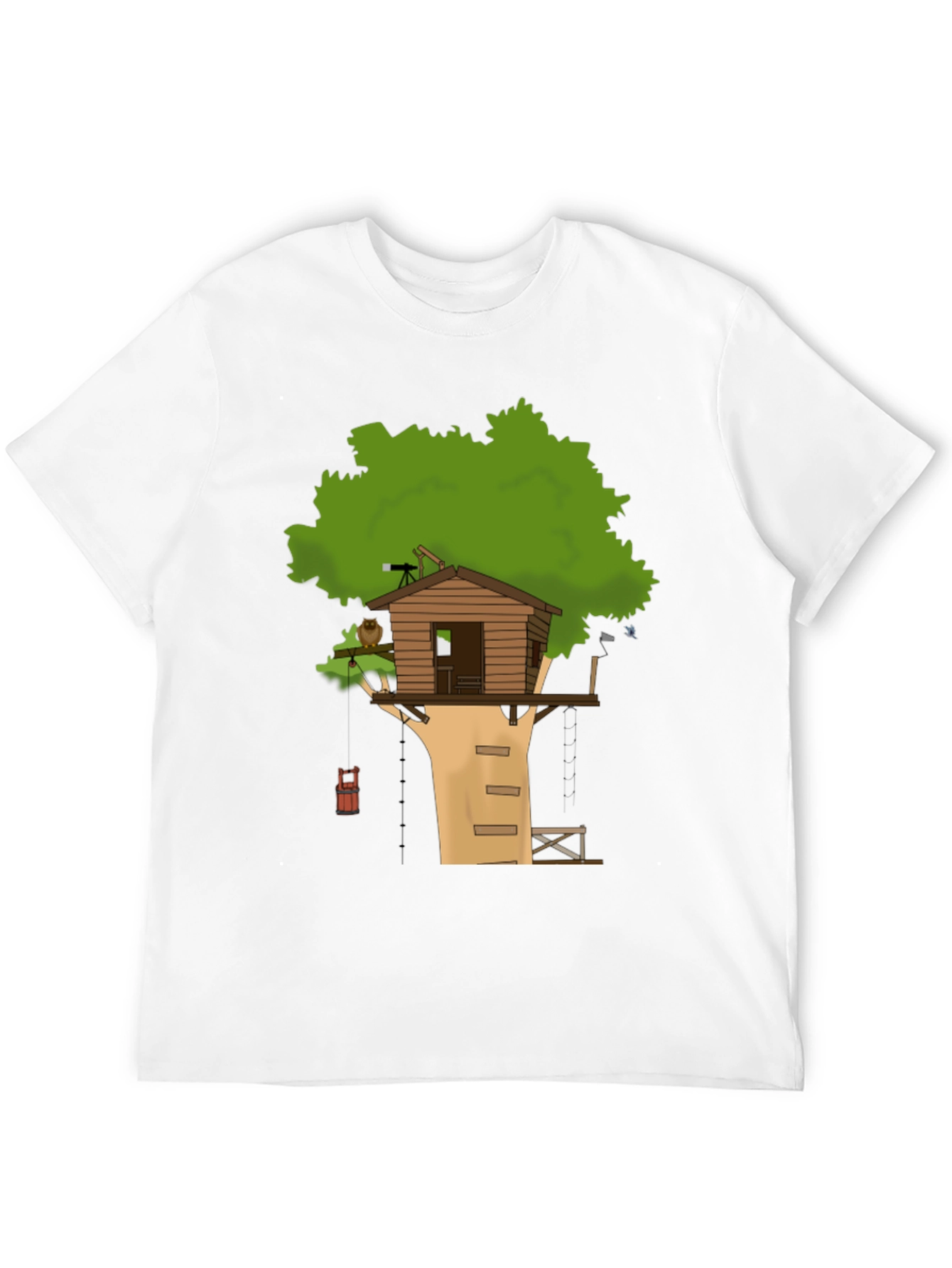 Treehouse Graphic Black T-Shirt