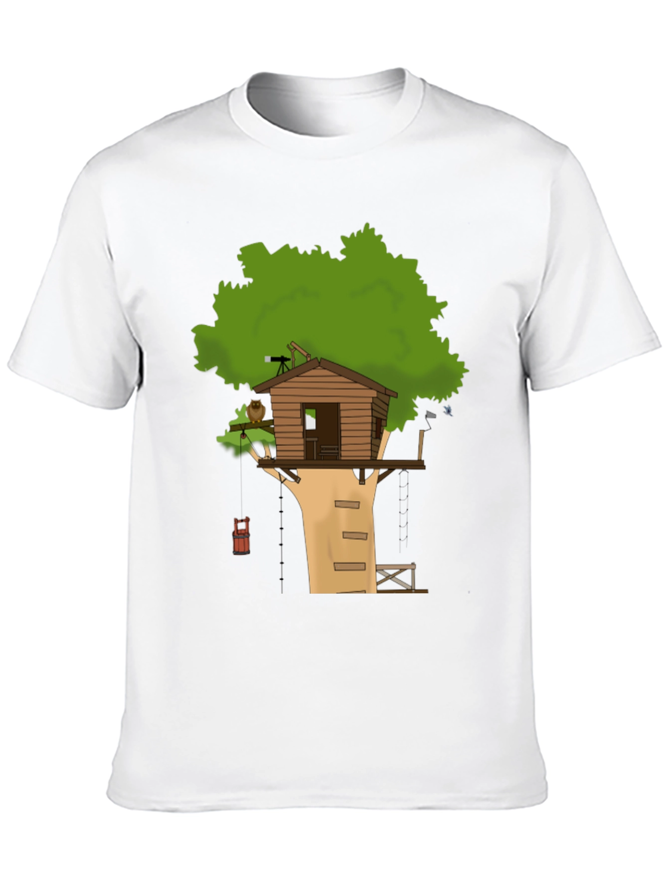 Treehouse Graphic Black T-Shirt