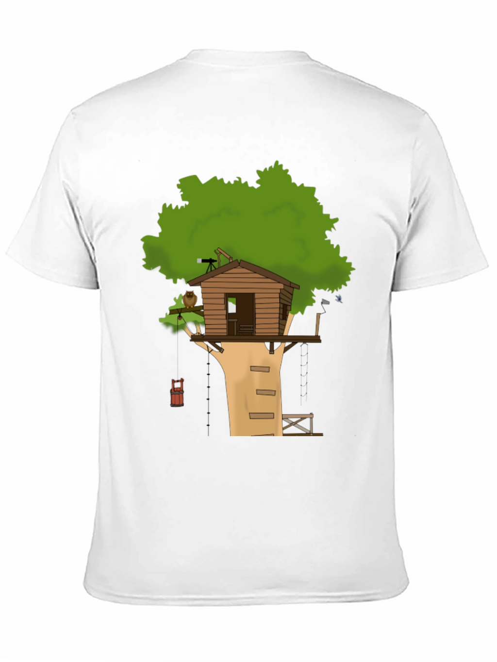 Treehouse Graphic Black T-Shirt