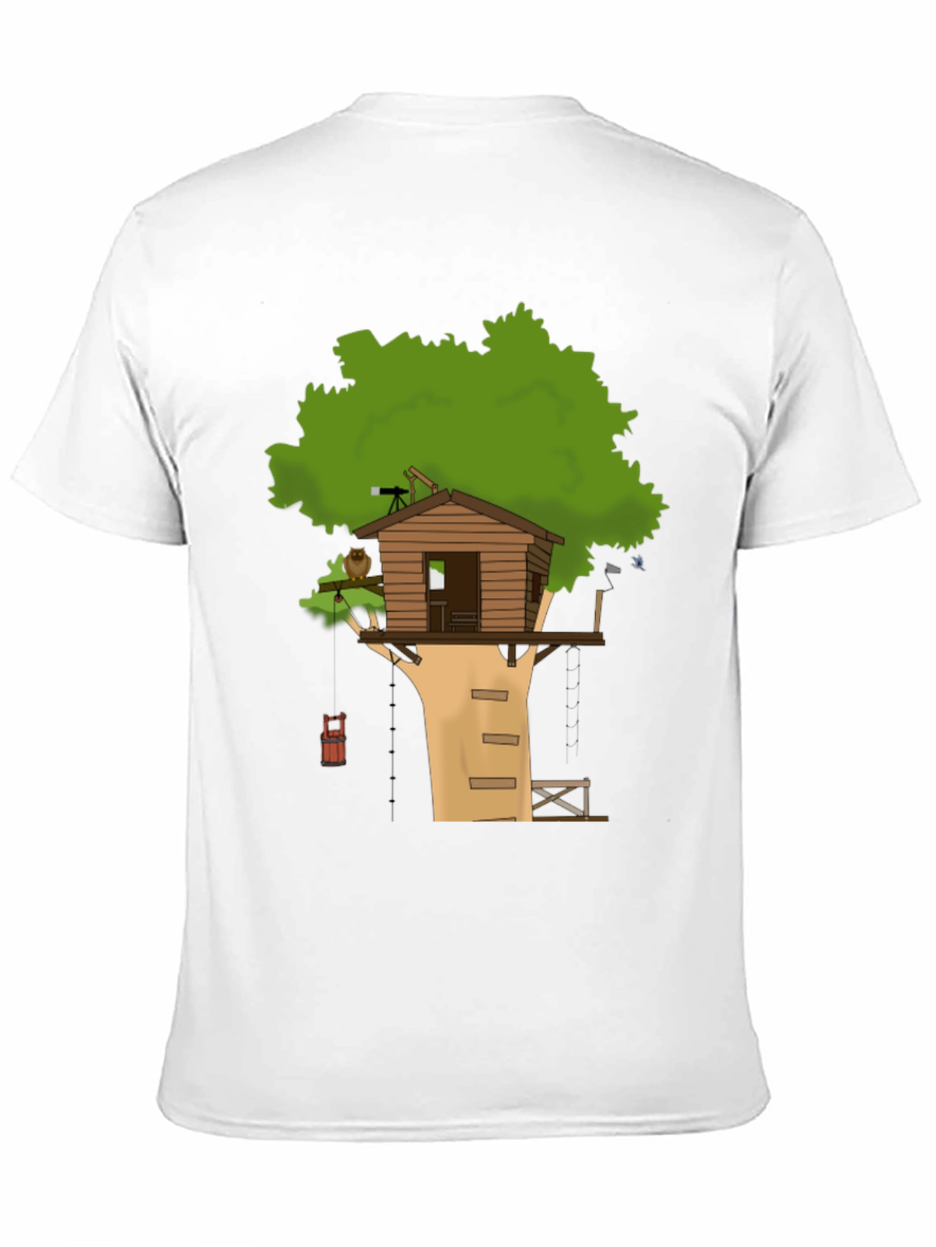 Treehouse Graphic Black T-Shirt