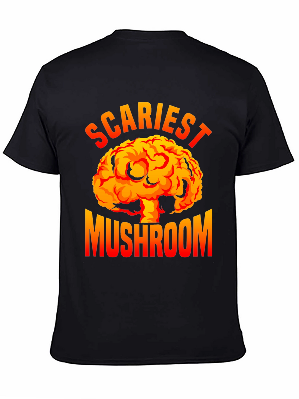 Scariest Mushroom Graphic Tee - Unique Design