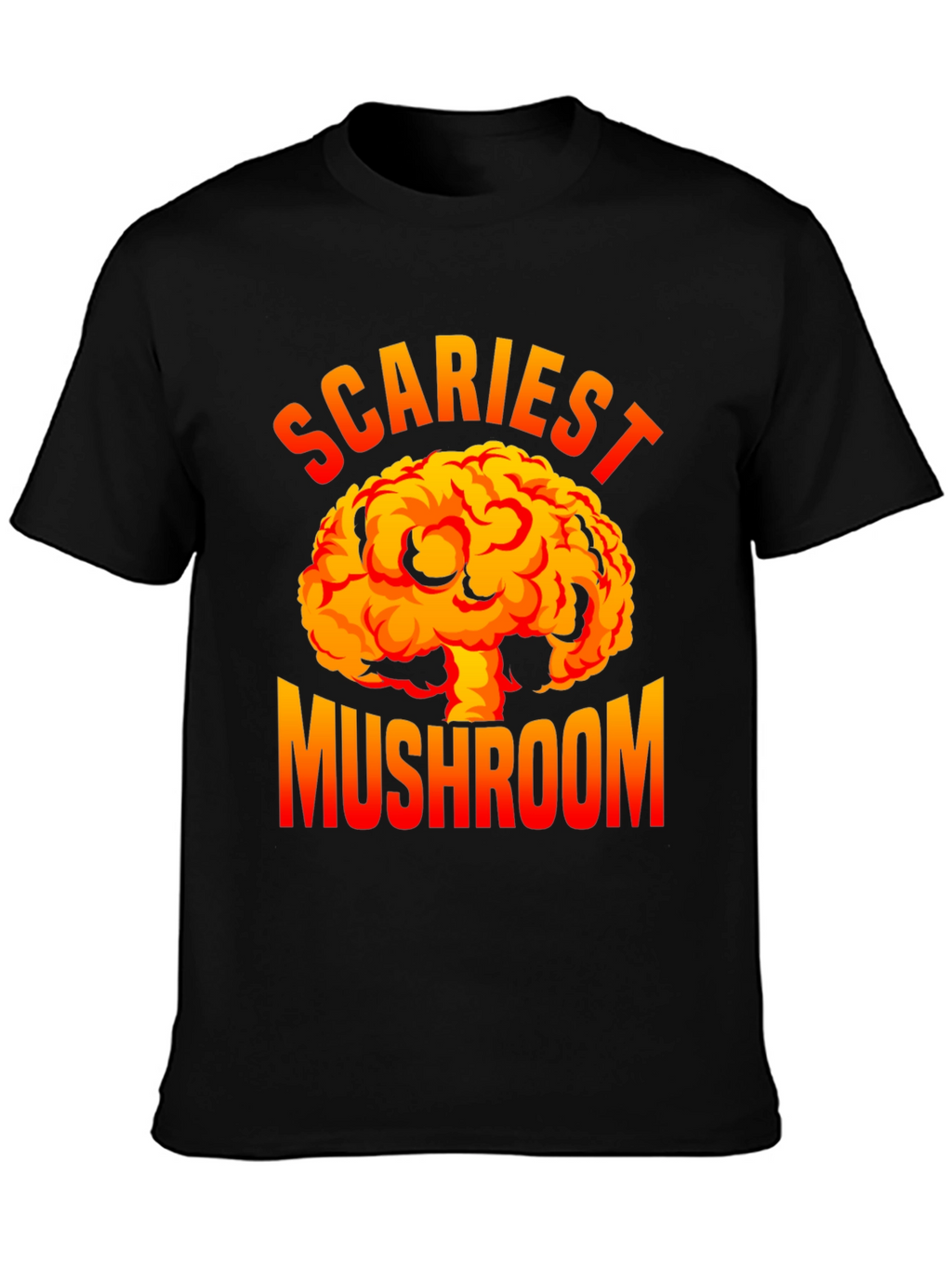 Scariest Mushroom Graphic Tee - Unique Design