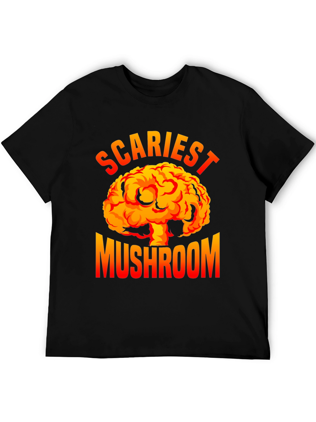 Scariest Mushroom Graphic Tee - Unique Design