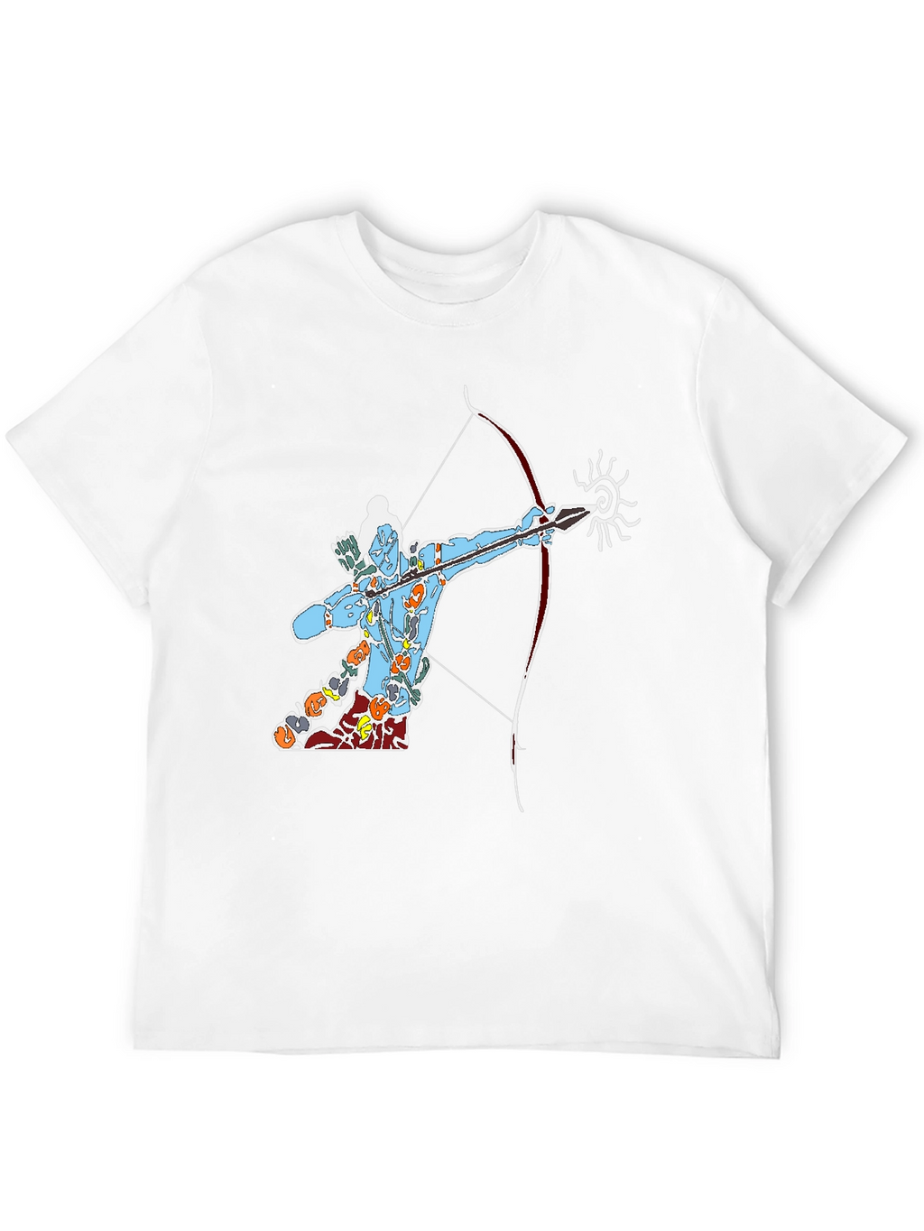 Lord Rama Graphic Tee - Black Cotton T-Shirt
