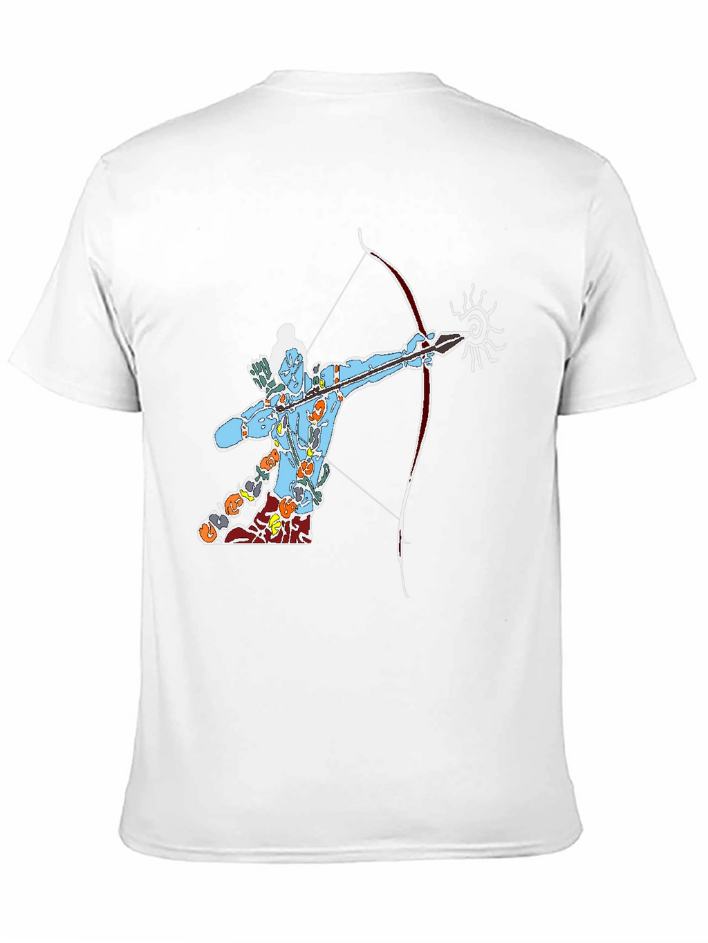 Lord Rama Graphic Tee - Black Cotton T-Shirt