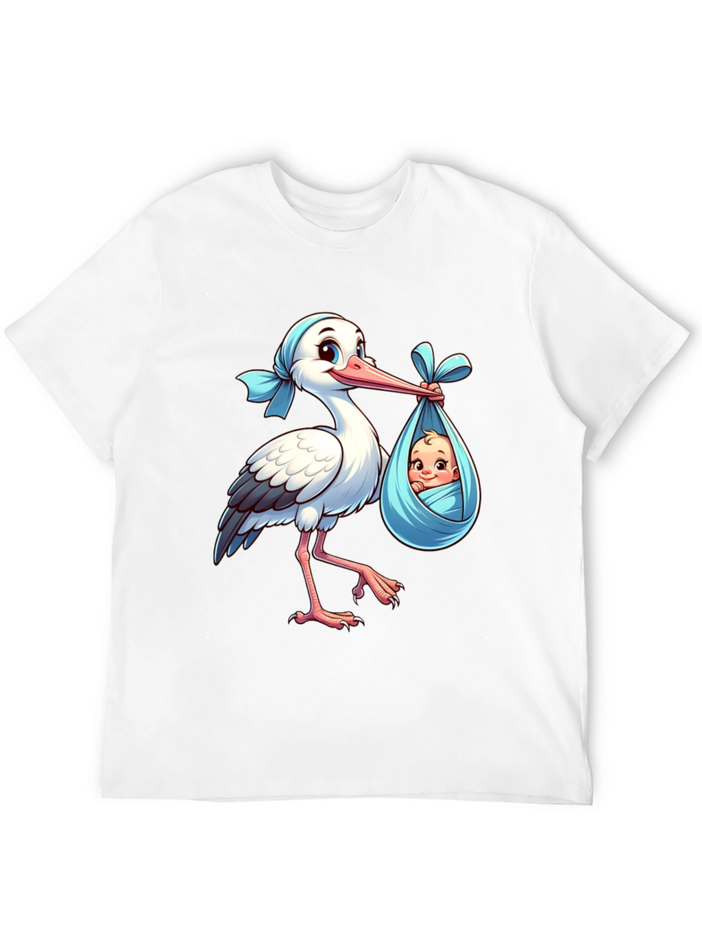 Stork Baby Delivery Graphic Tee