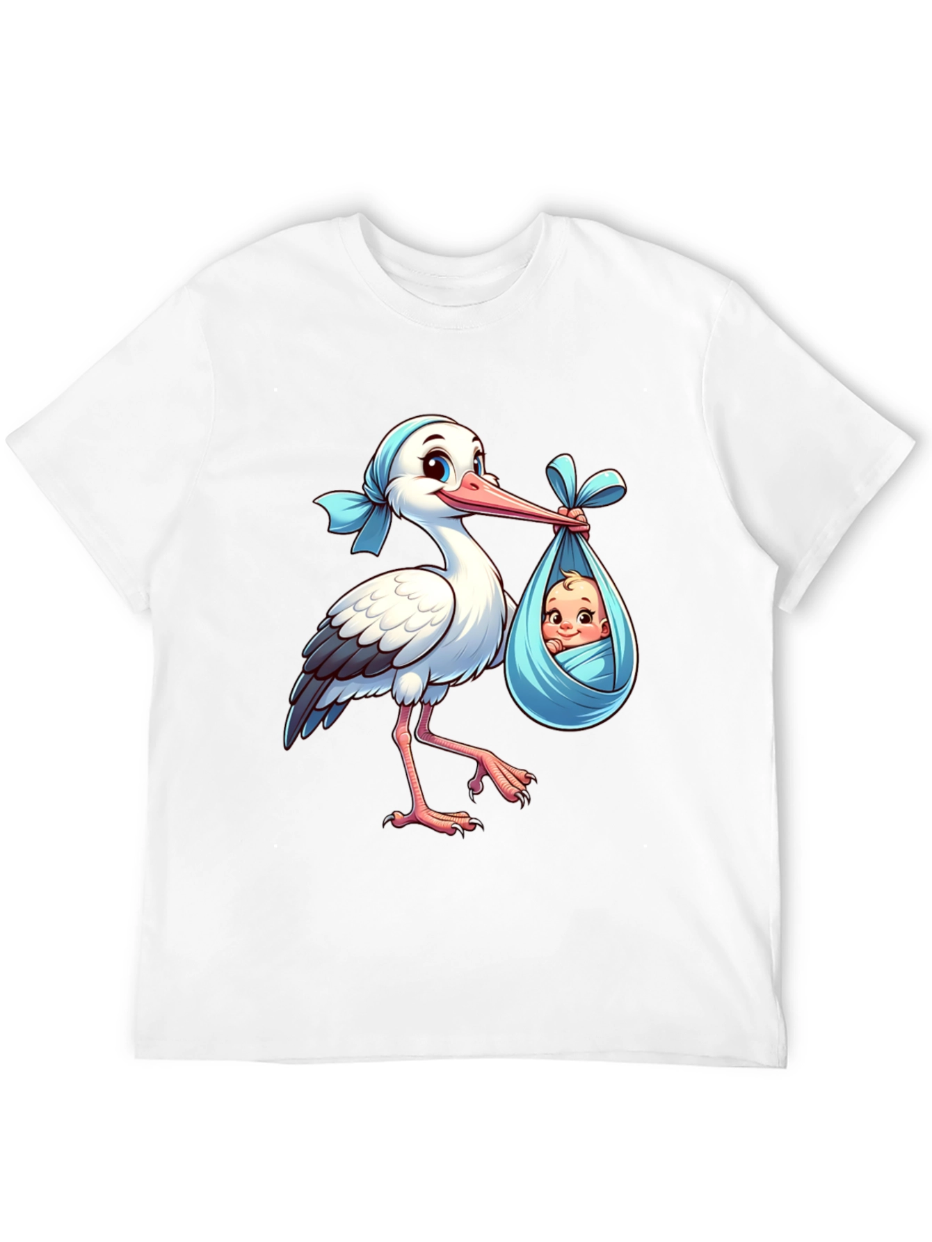 Stork Baby Delivery Graphic Tee