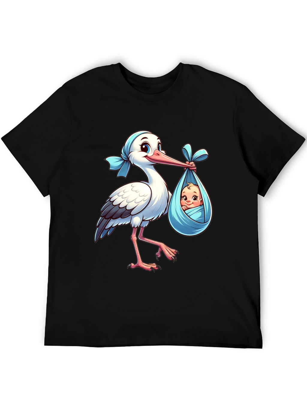 Stork Baby Delivery Graphic Tee