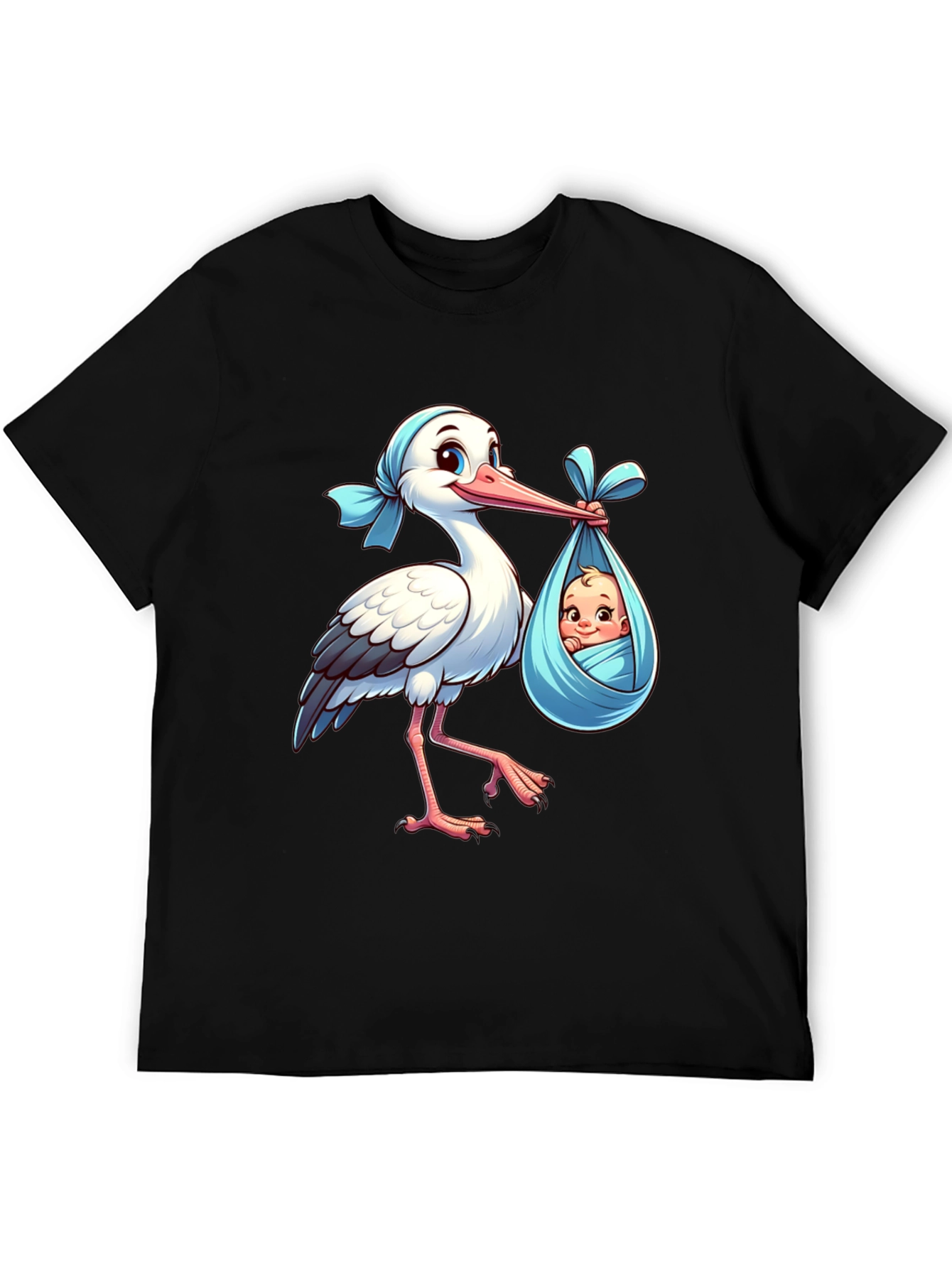 Stork Baby Delivery Graphic Tee