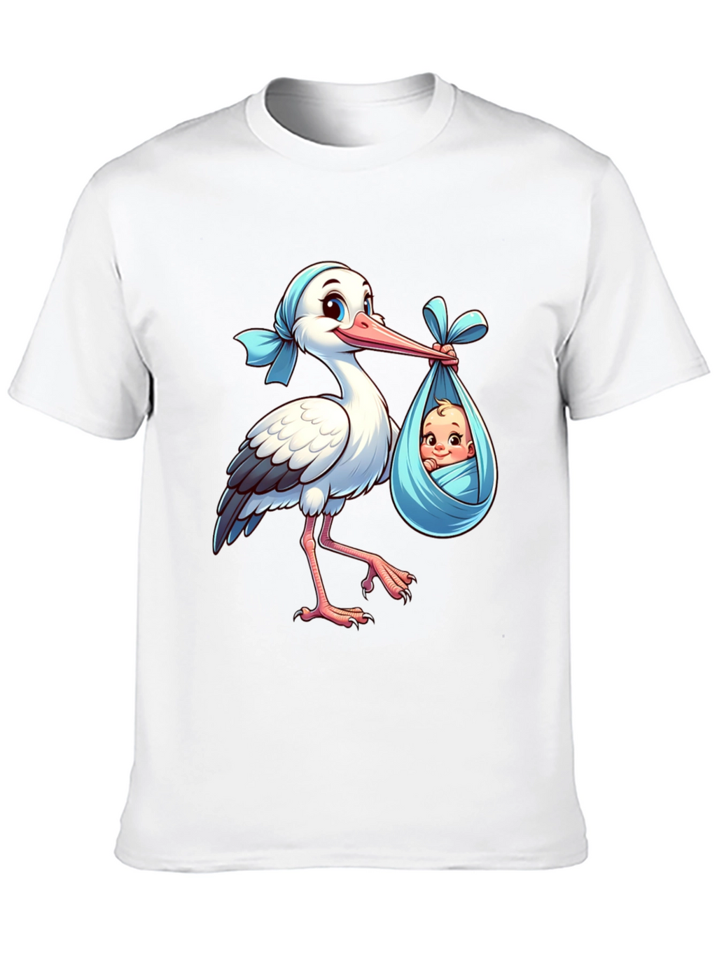 Stork Baby Delivery Graphic Tee