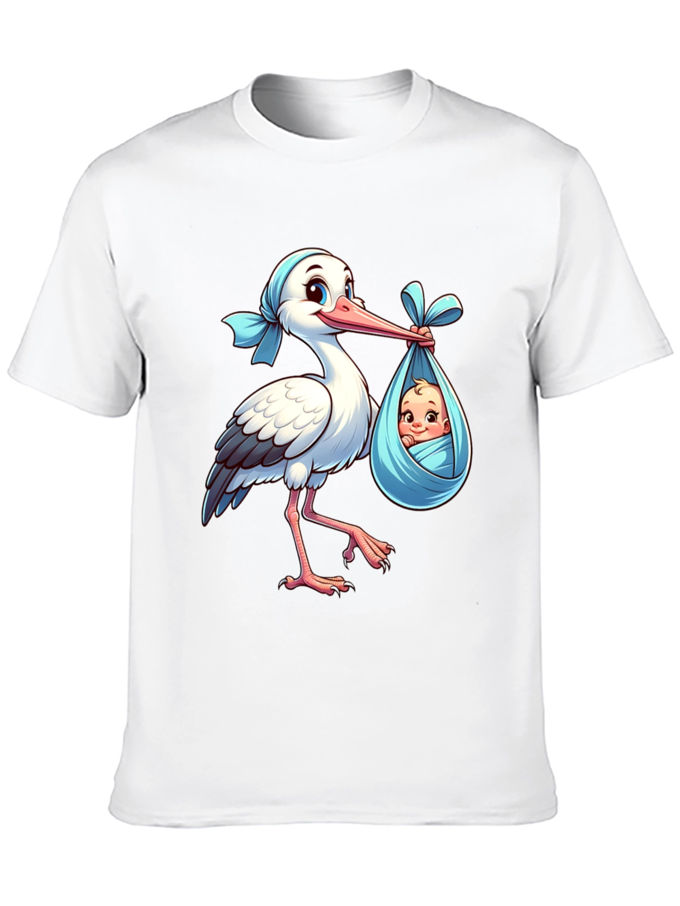 Stork Baby Delivery Graphic Tee