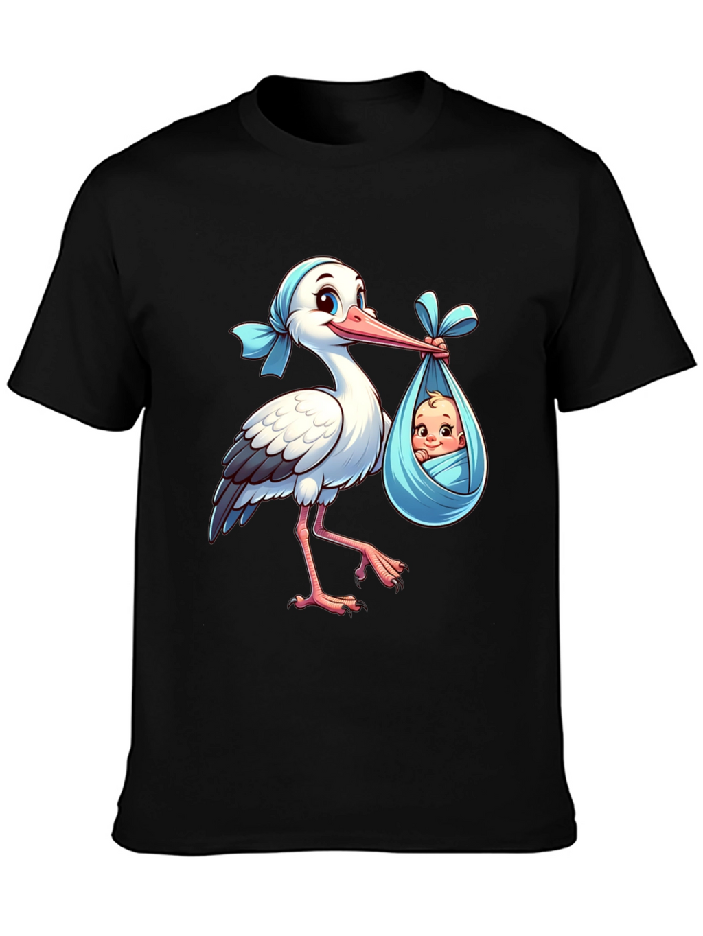 Stork Baby Delivery Graphic Tee