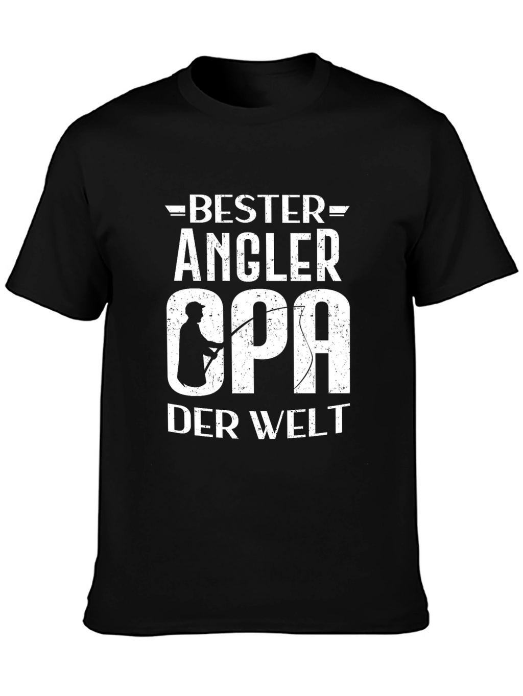 Bester Angler Opa T-Shirt - Fisherman Grandpa Tee