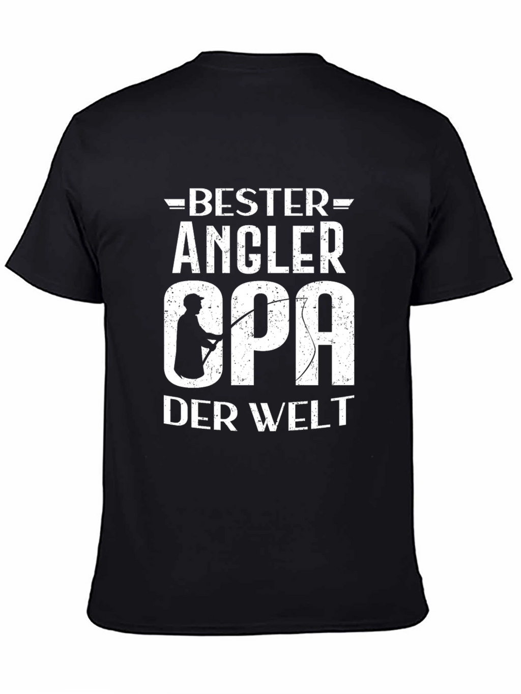 Bester Angler Opa T-Shirt - Fisherman Grandpa Tee