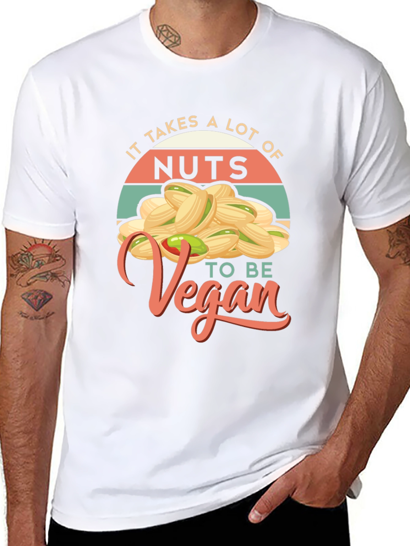 It Takes A Lot of Nuts to Be Vegan T-Shirt
