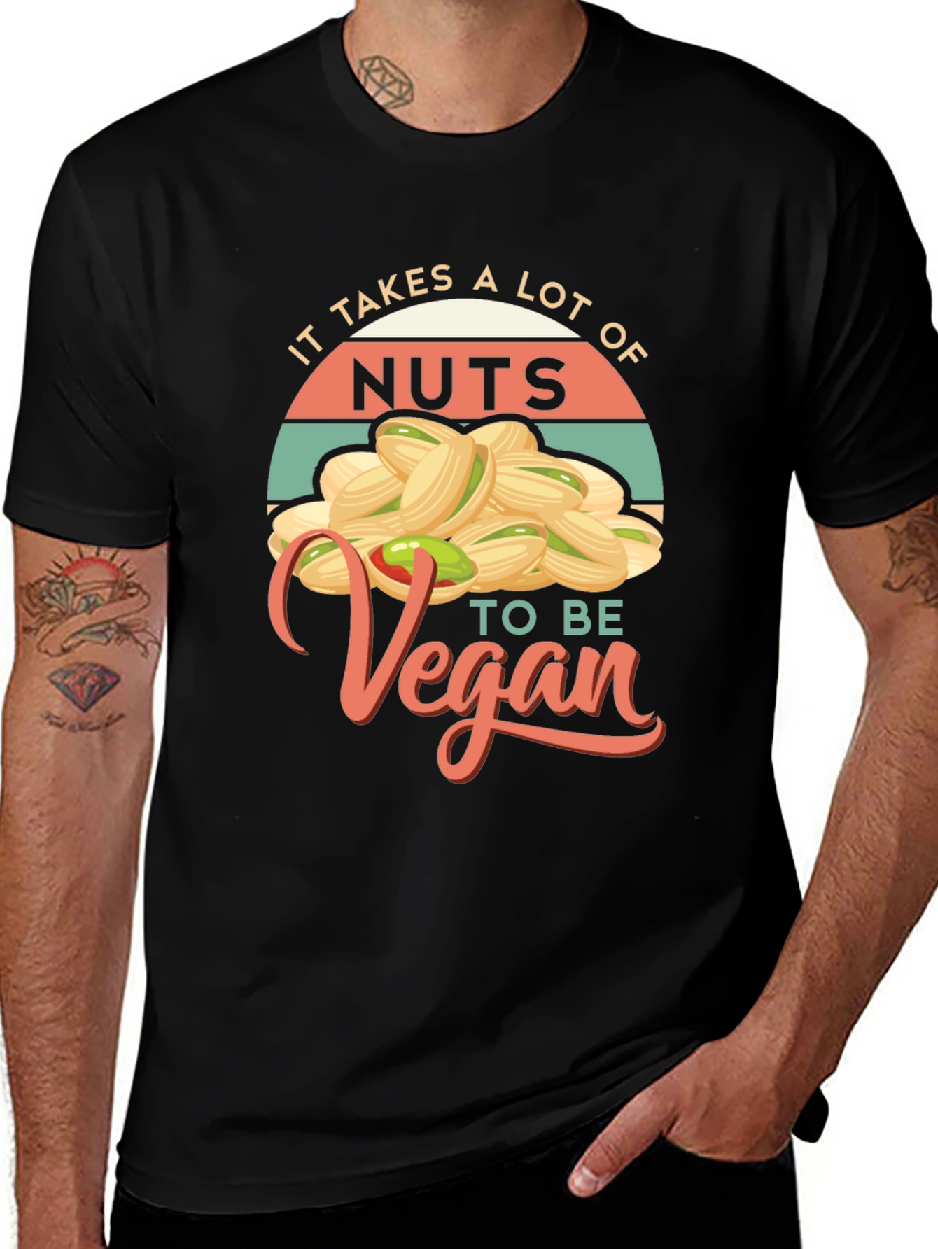 It Takes A Lot of Nuts to Be Vegan T-Shirt