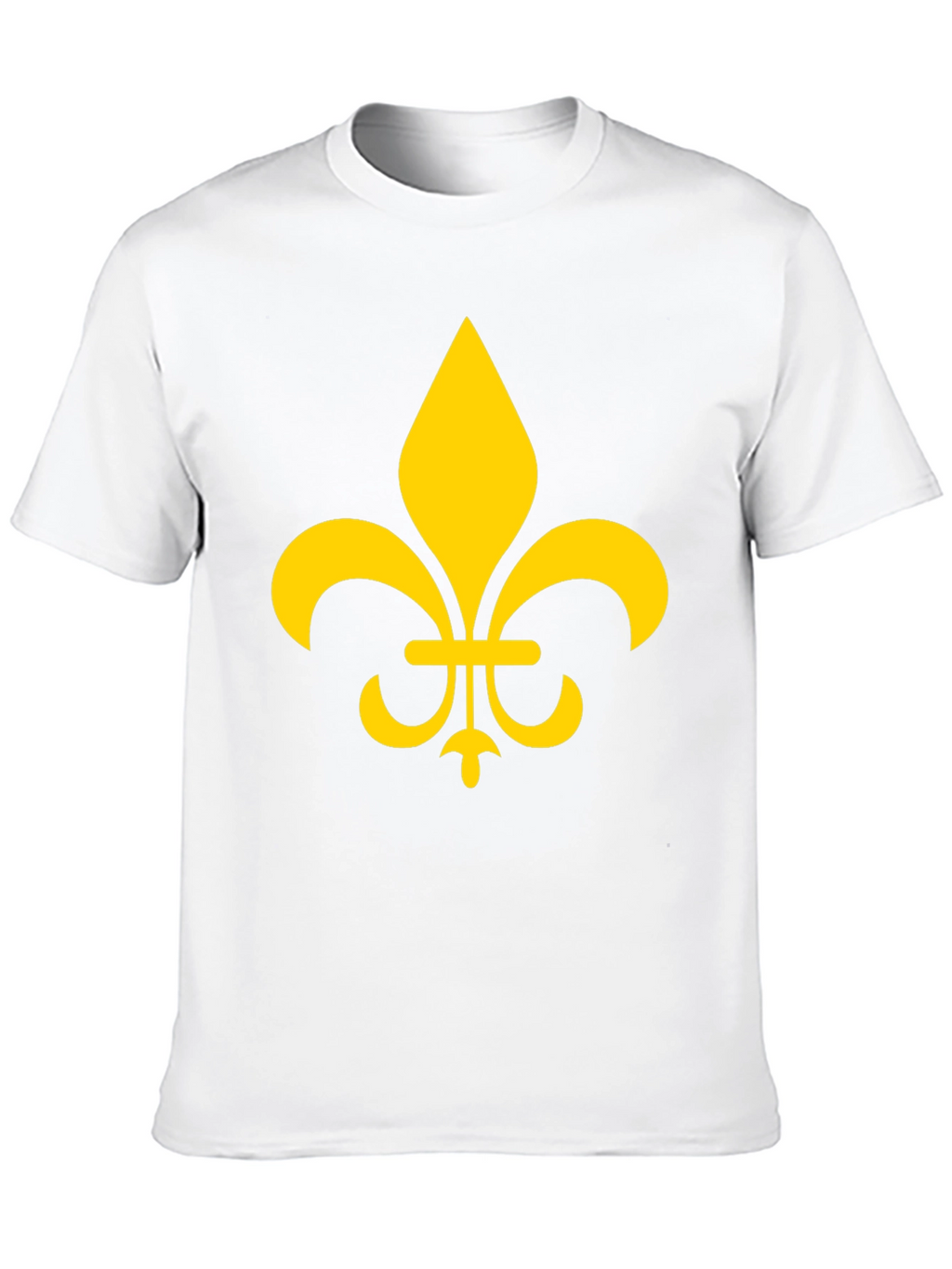 Fleur-de-Lis Graphic Tee - Stylish Black T-Shirt