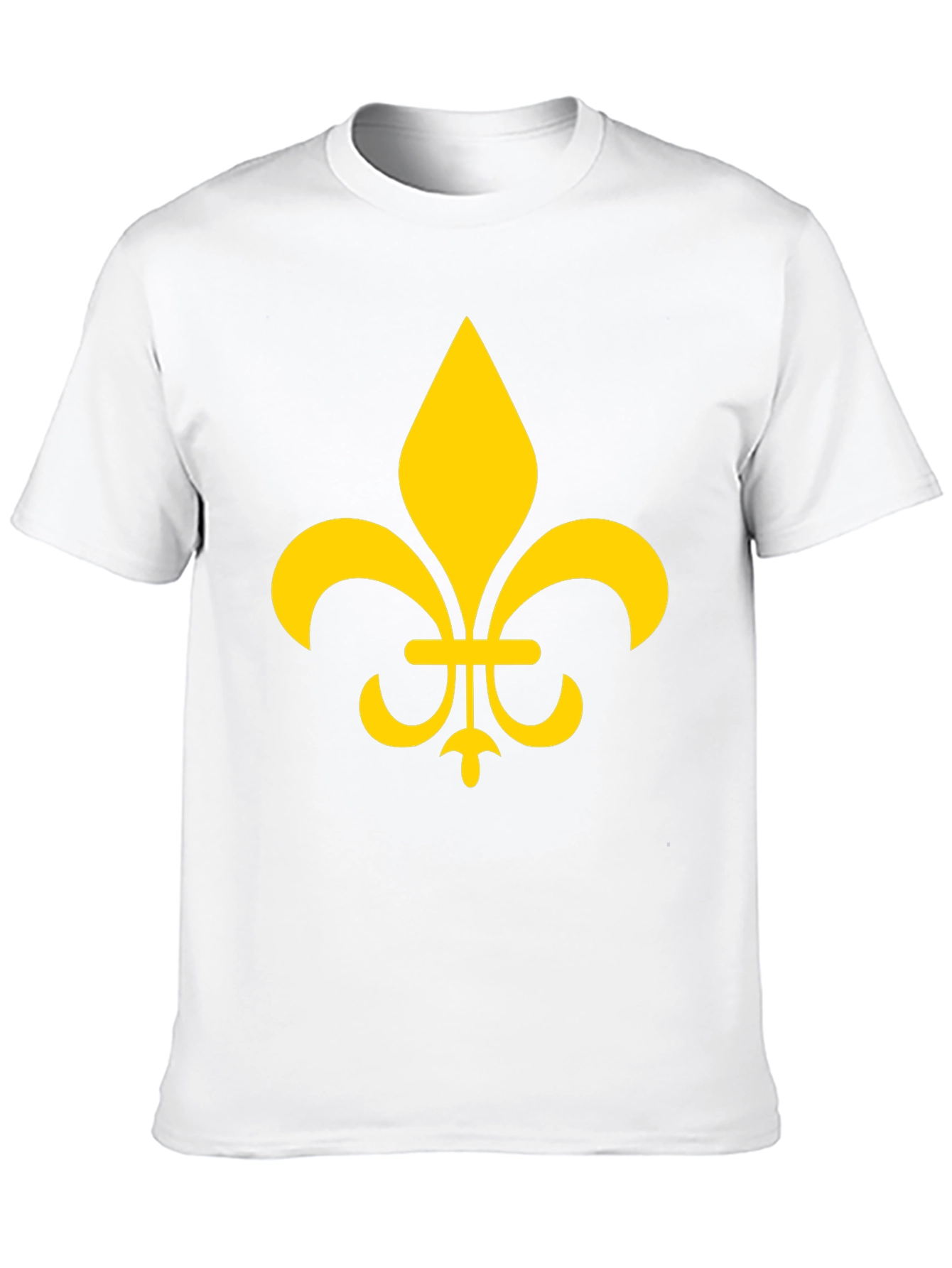 Fleur-de-Lis Graphic Tee - Stylish Black T-Shirt