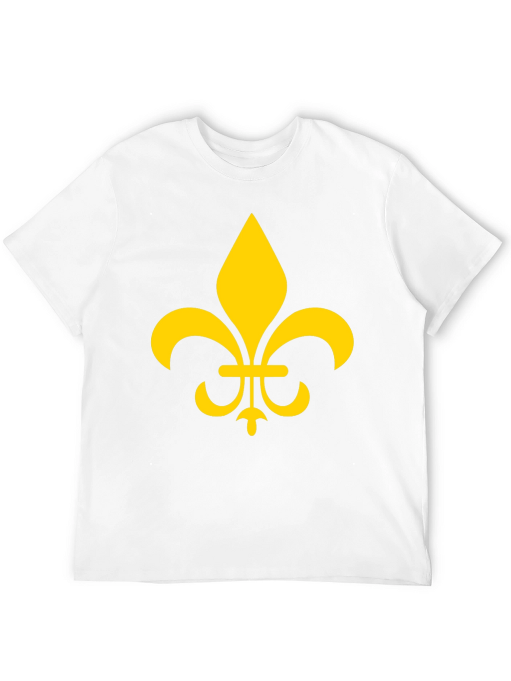 Fleur-de-Lis Graphic Tee - Stylish Black T-Shirt