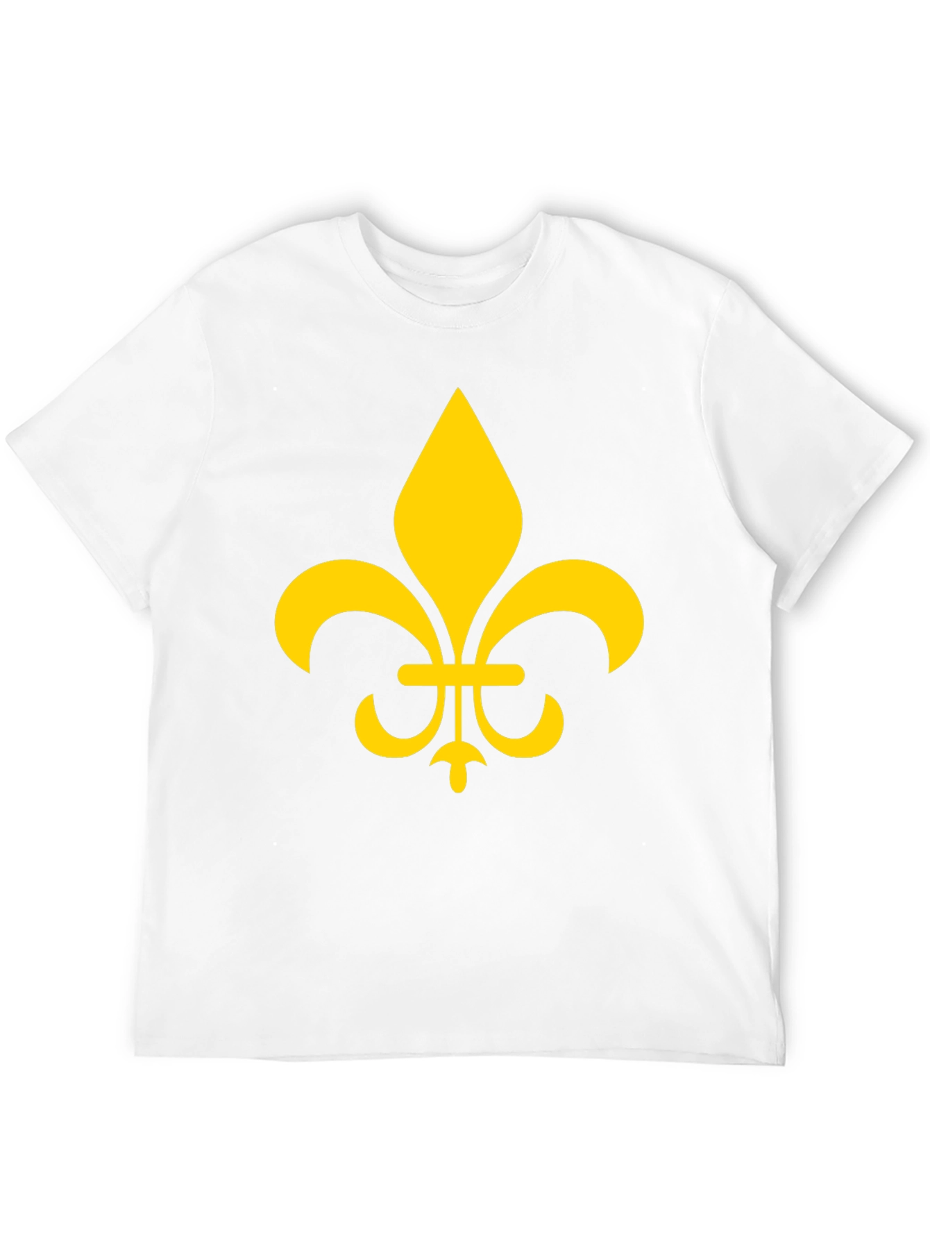 Fleur-de-Lis Graphic Tee - Stylish Black T-Shirt